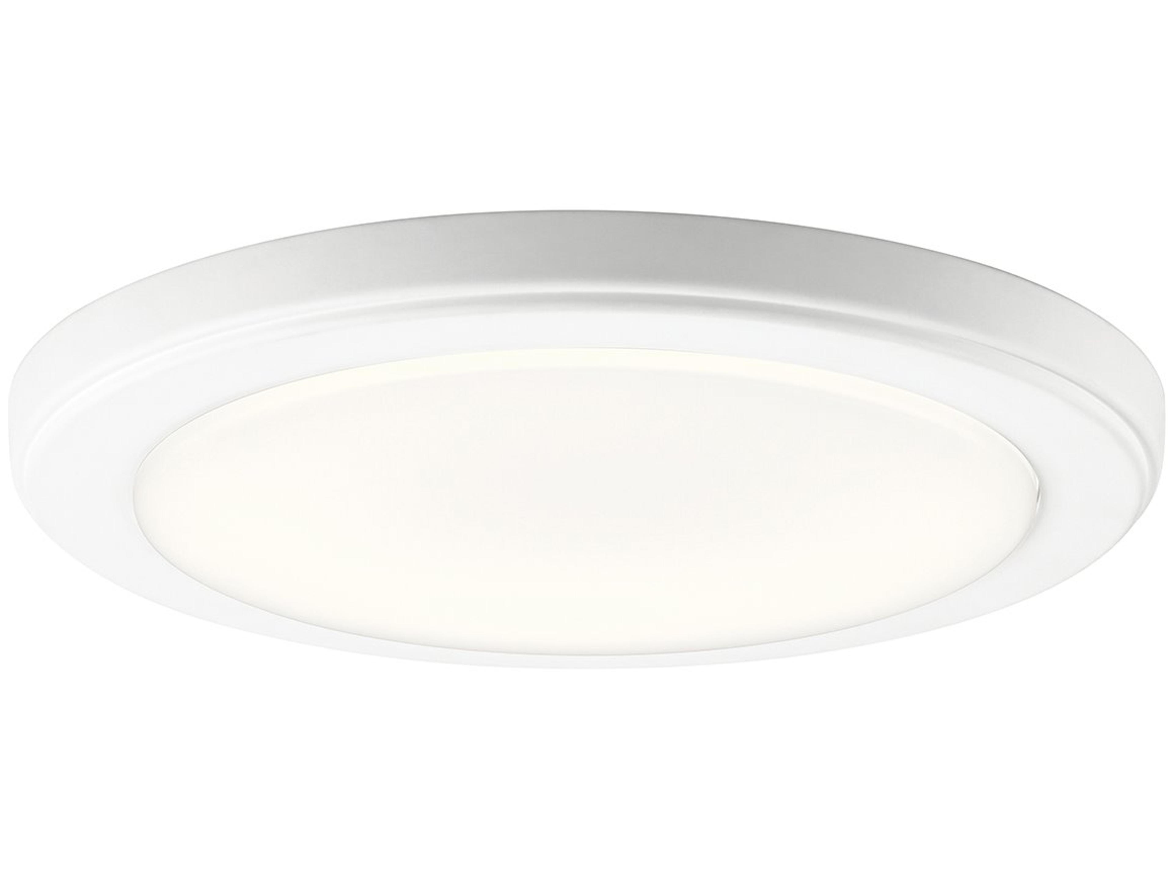 Kichler Zeo White LED Round Flush Mount