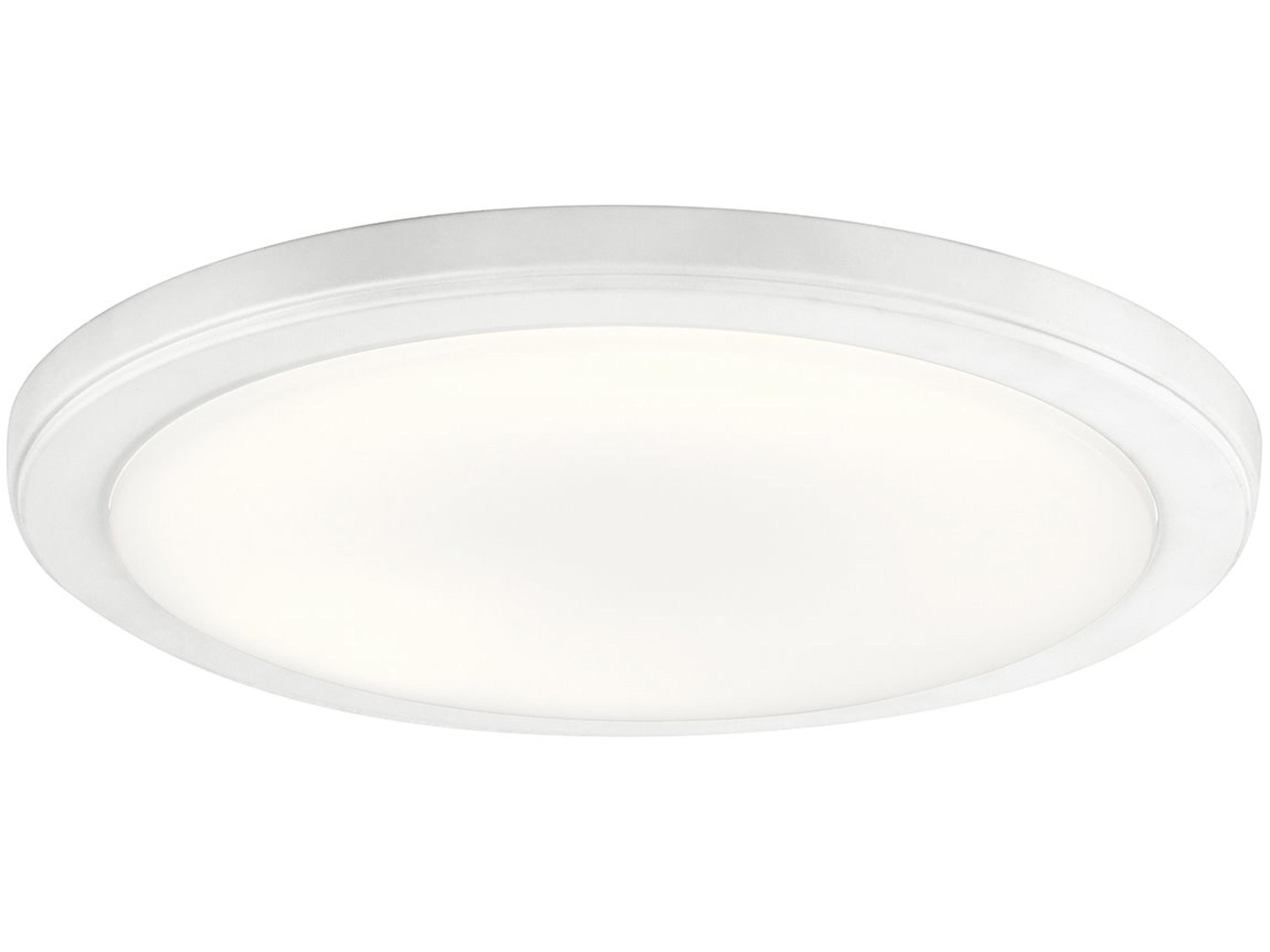 Kichler Zeo White LED Round Flush Mount