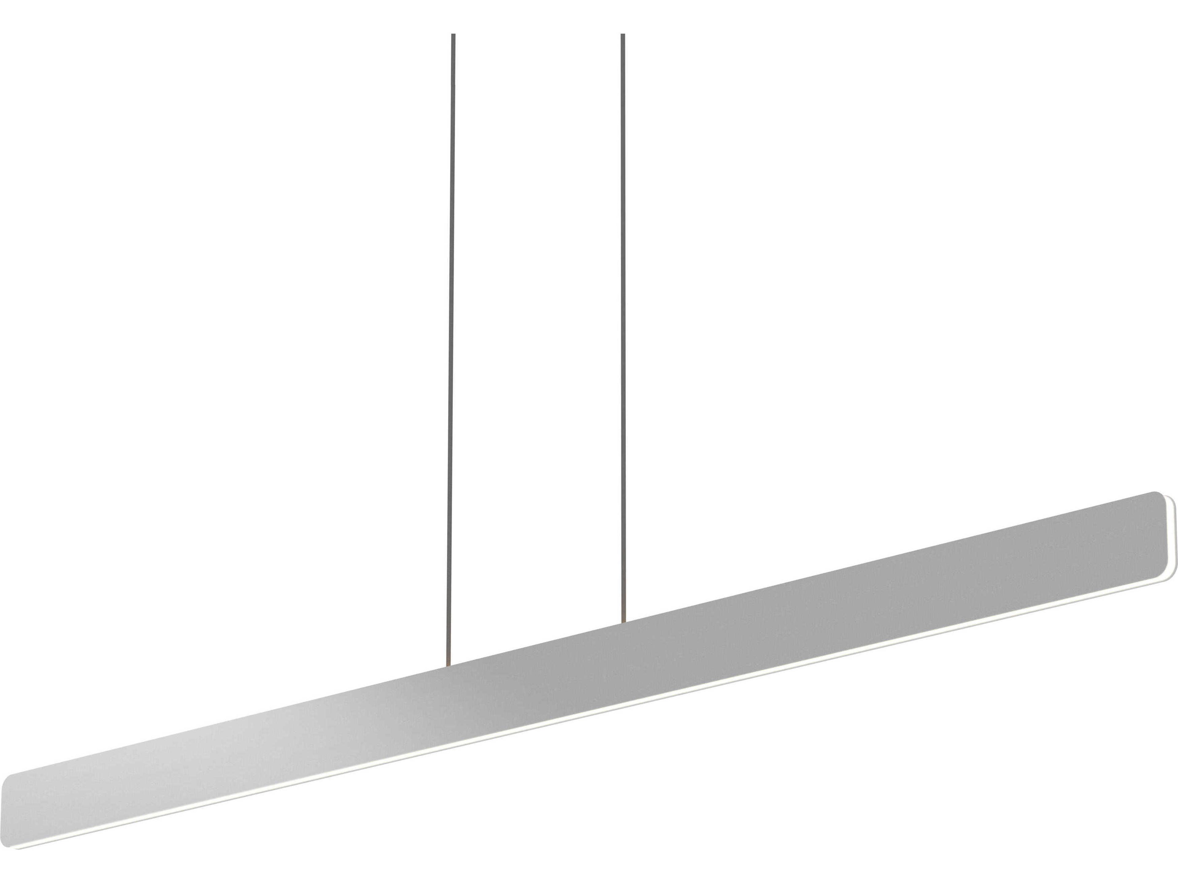 Koncept Sub Silver LED Linear Island Pendant