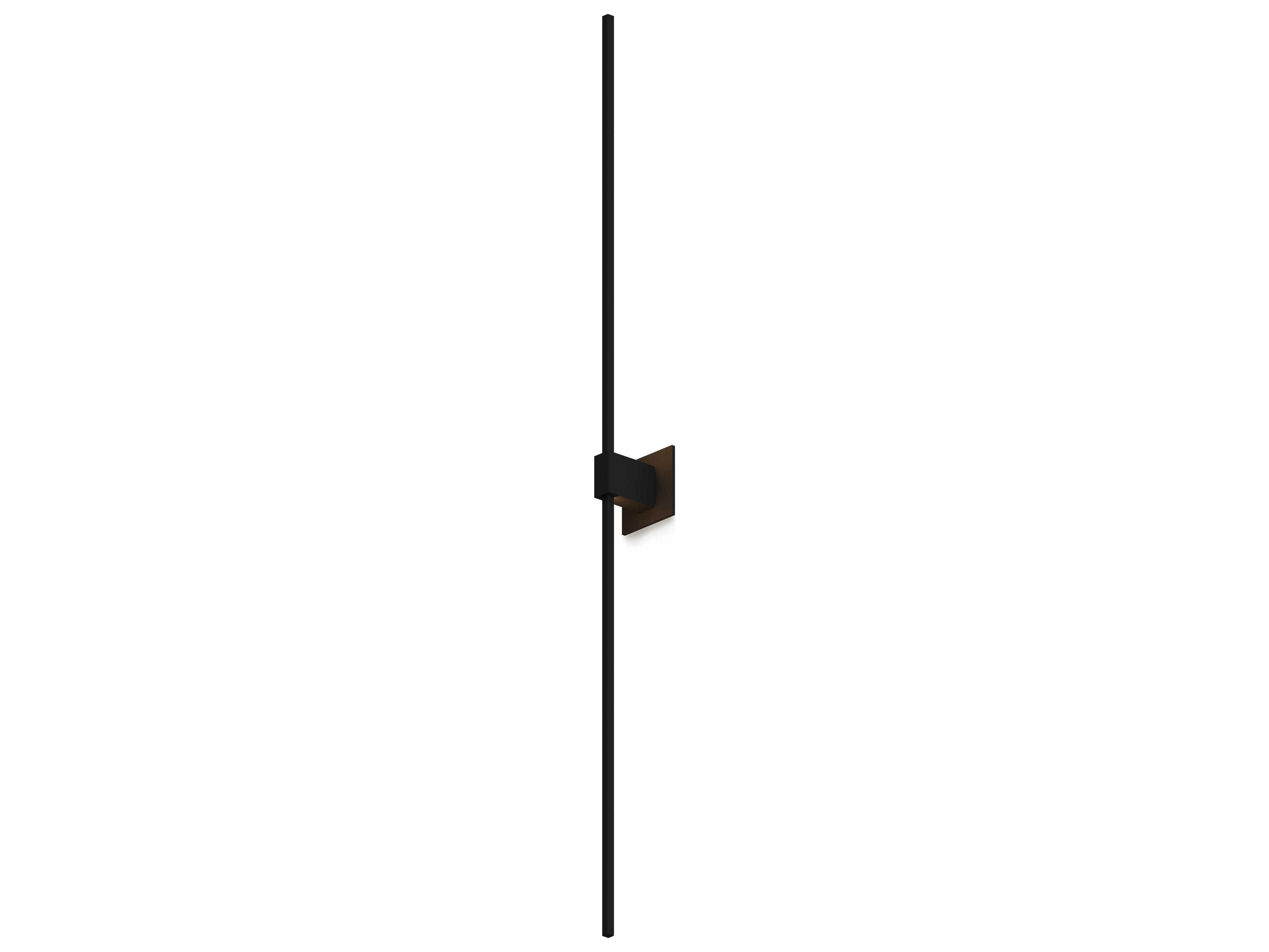 Koncept Z-bar Black LED Wall Sconce