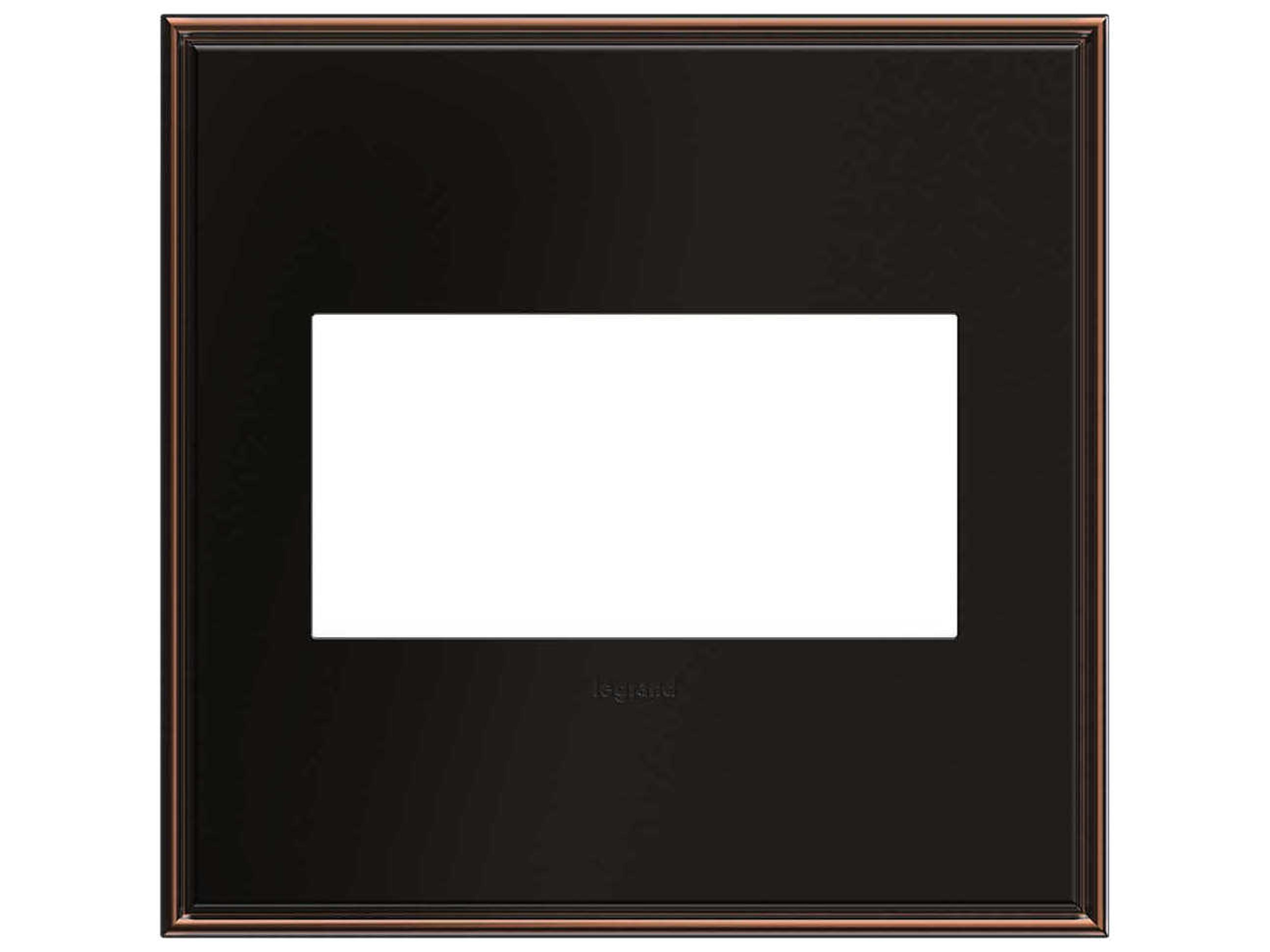 Legrand Cast Metals Oil Rubbed Bronze Two-Gang Wall Plate