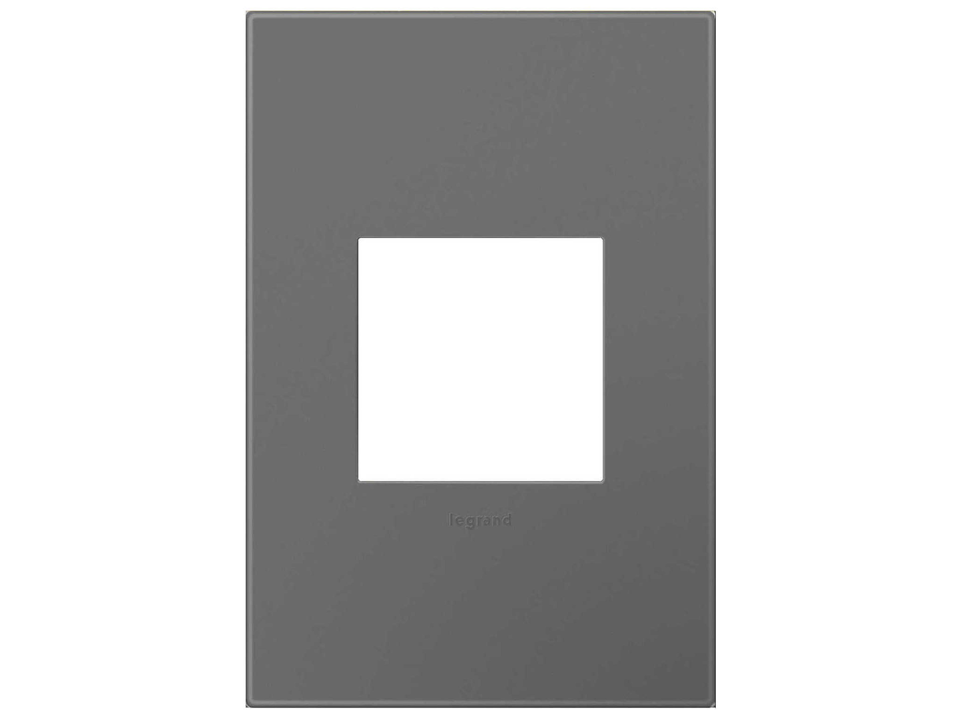 Legrand Plastics Magnesium One-Gang Wall Plate