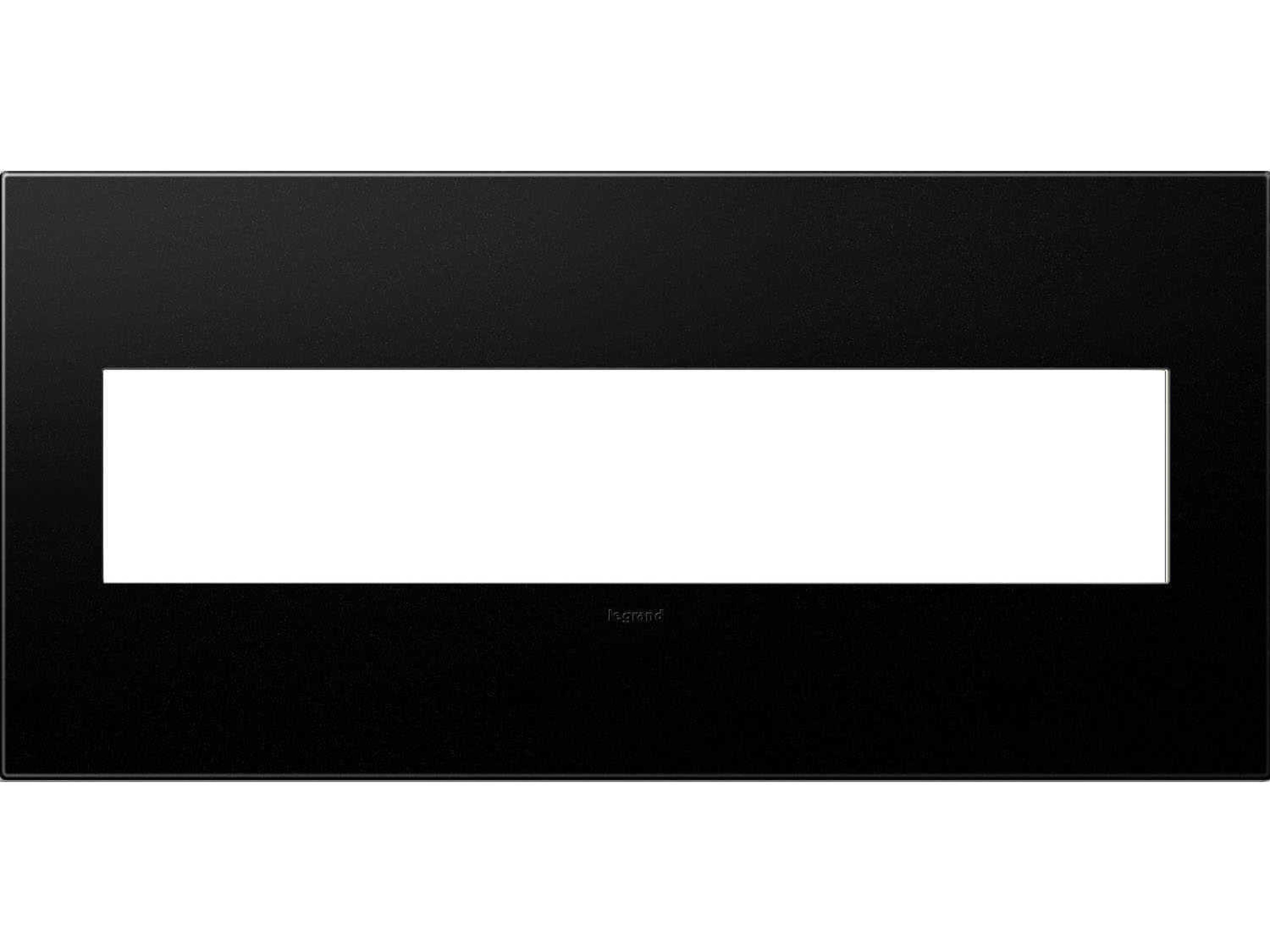 Legrand Plastics Graphite Five-Gang Wall Plate