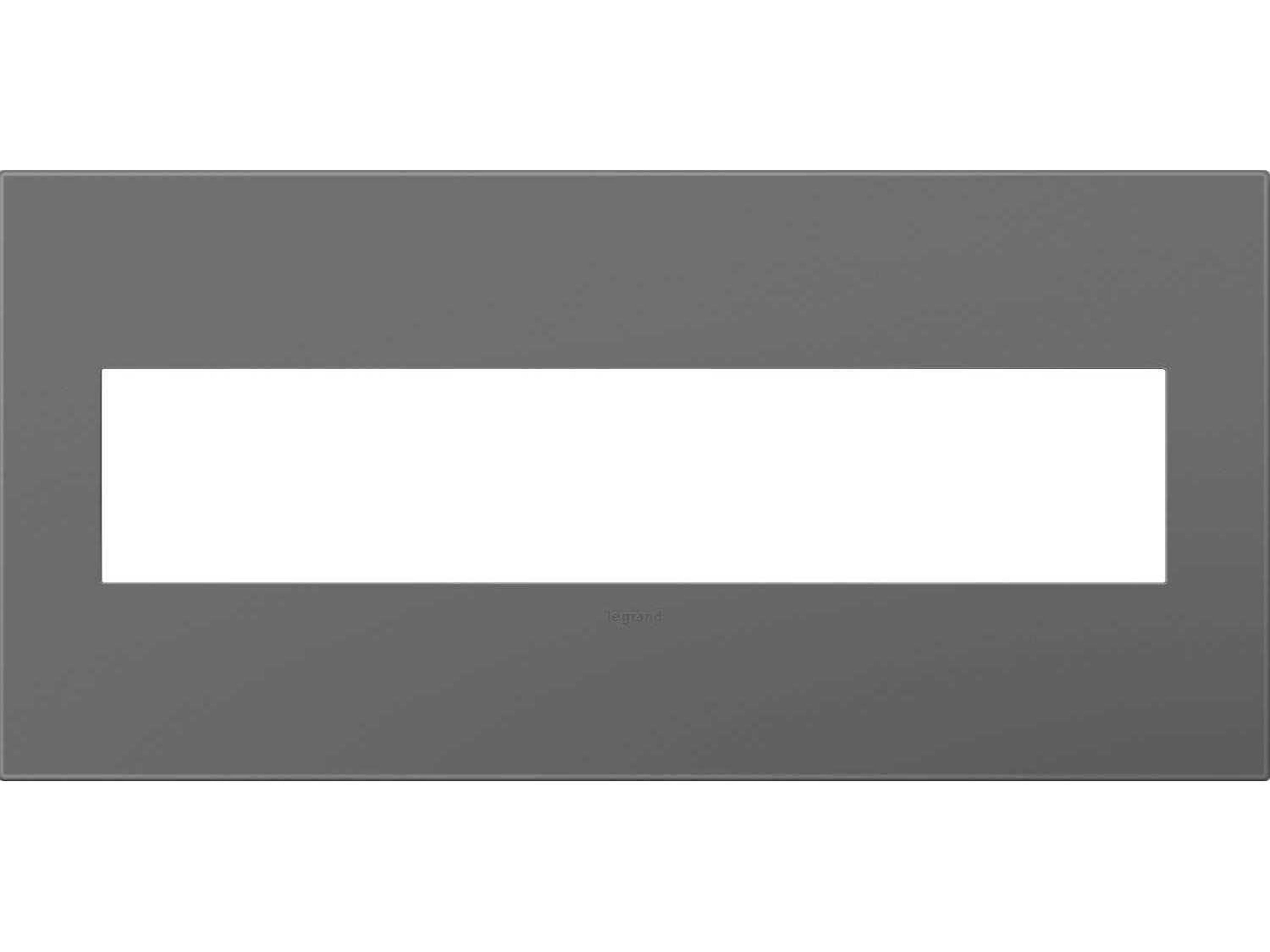 Legrand Plastics Magnesium Five-Gang Wall Plate