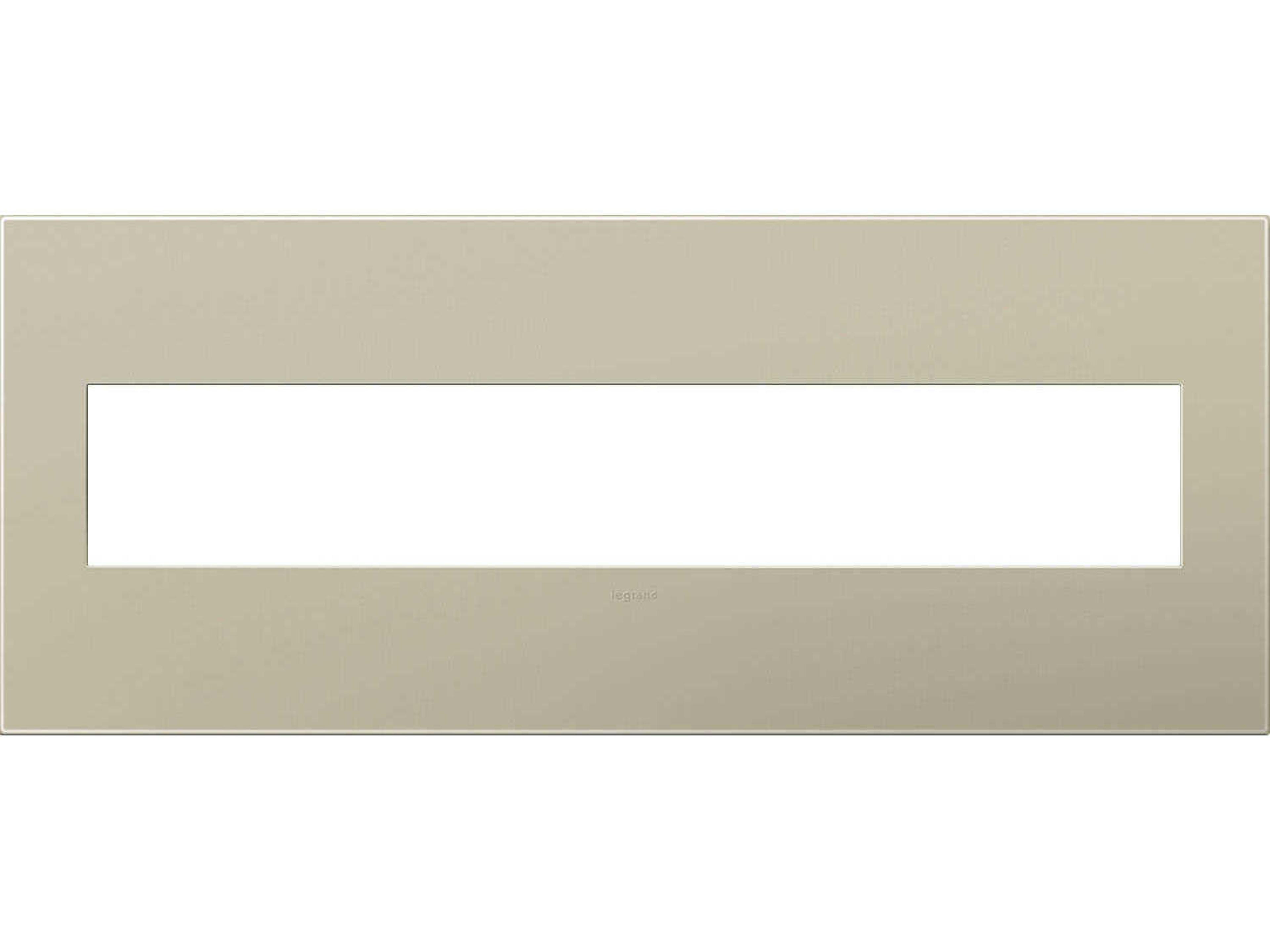 Legrand Plastics Titanium Six-Gang Wall Plate