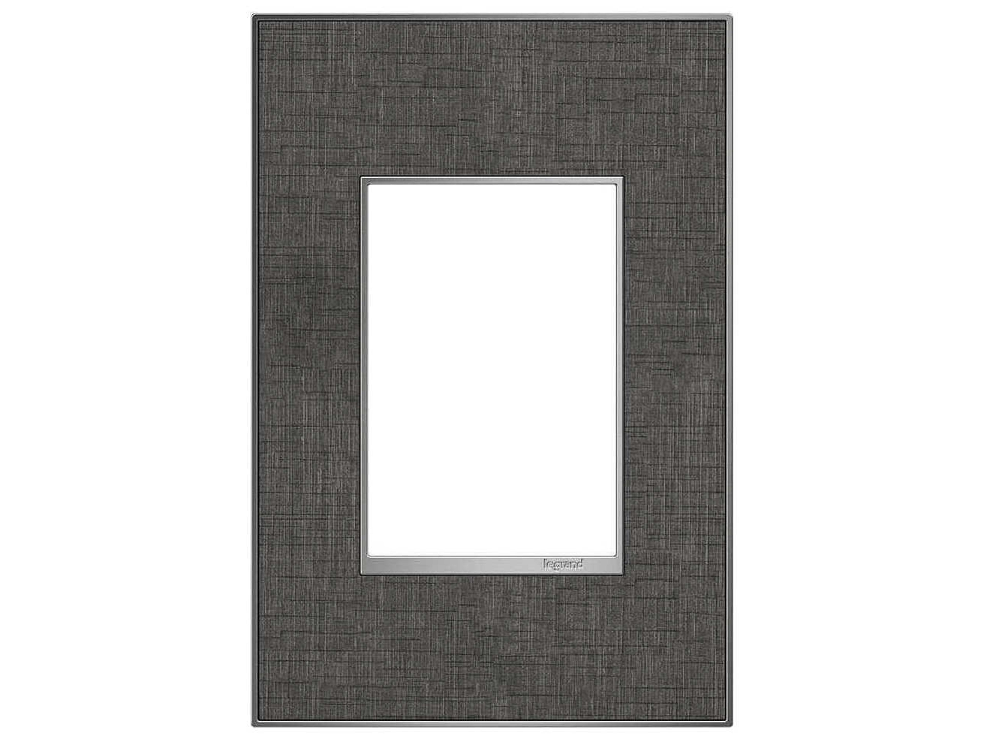 Legrand Real Materials Slate Linen One-Gang and Wall Plate