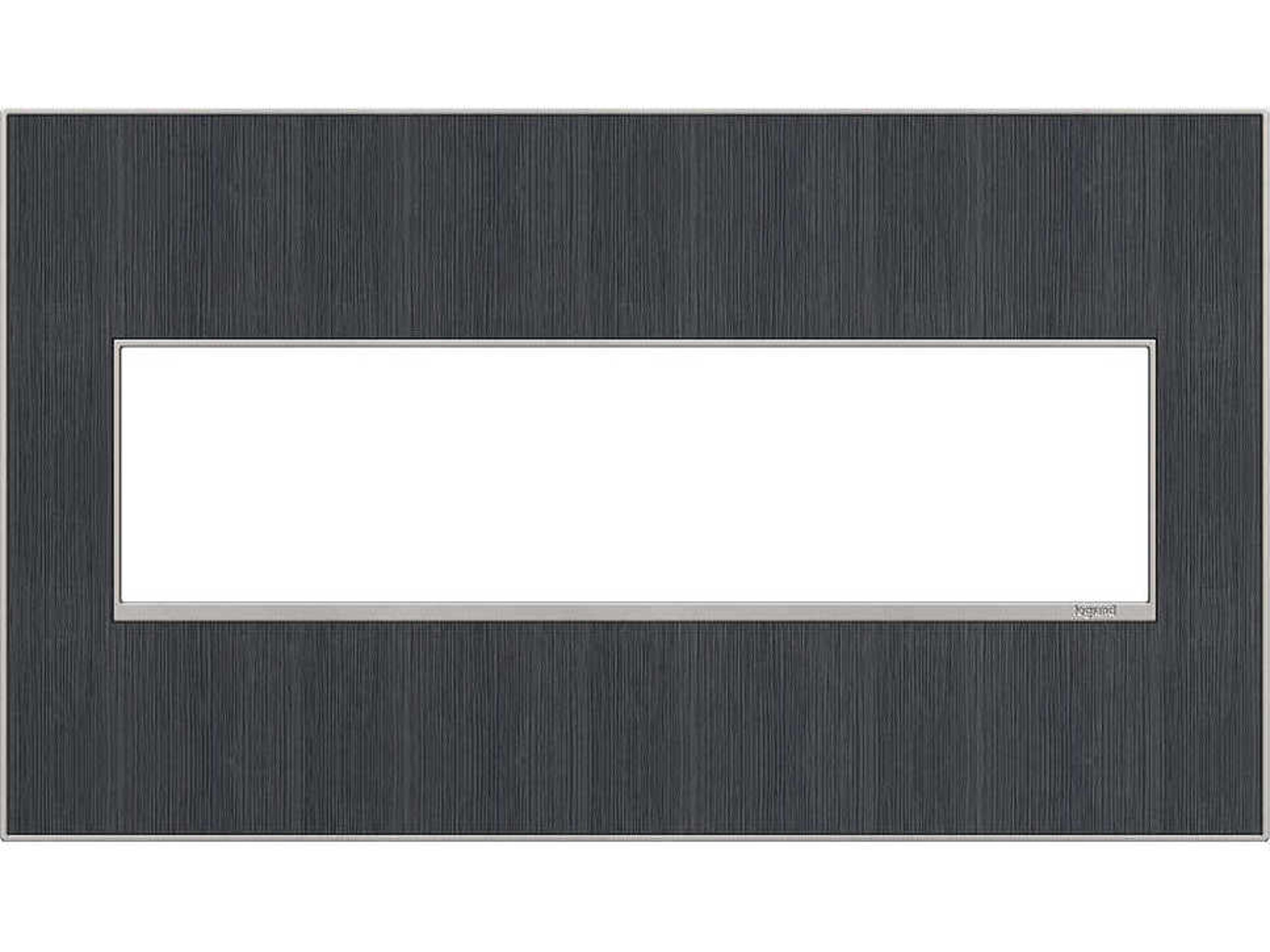 Legrand Real Materials Rustic Grey Four-Gang Wall Plate