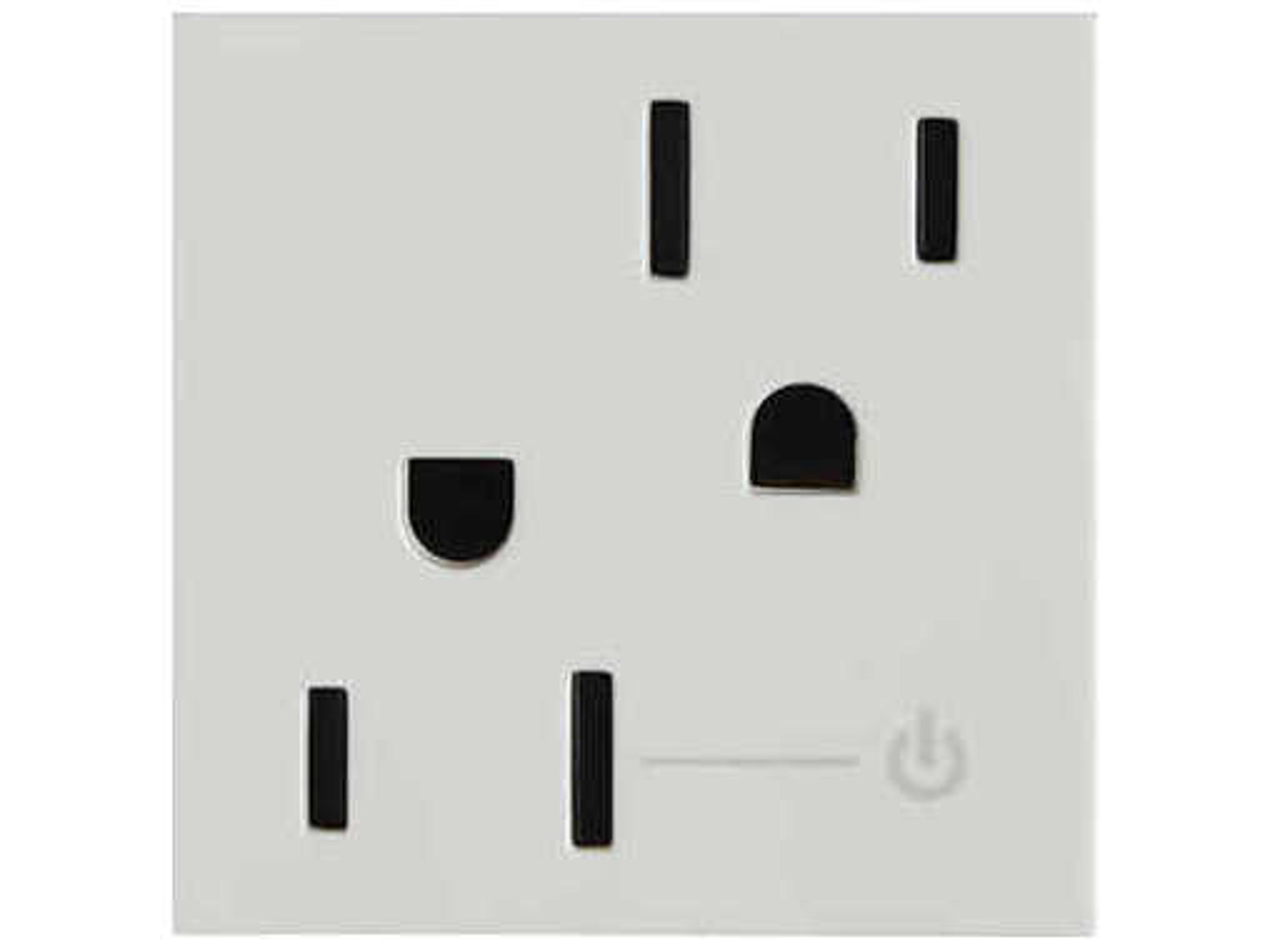 Legrand Outlets White Tamper-Resistant Half Controlled Outlet