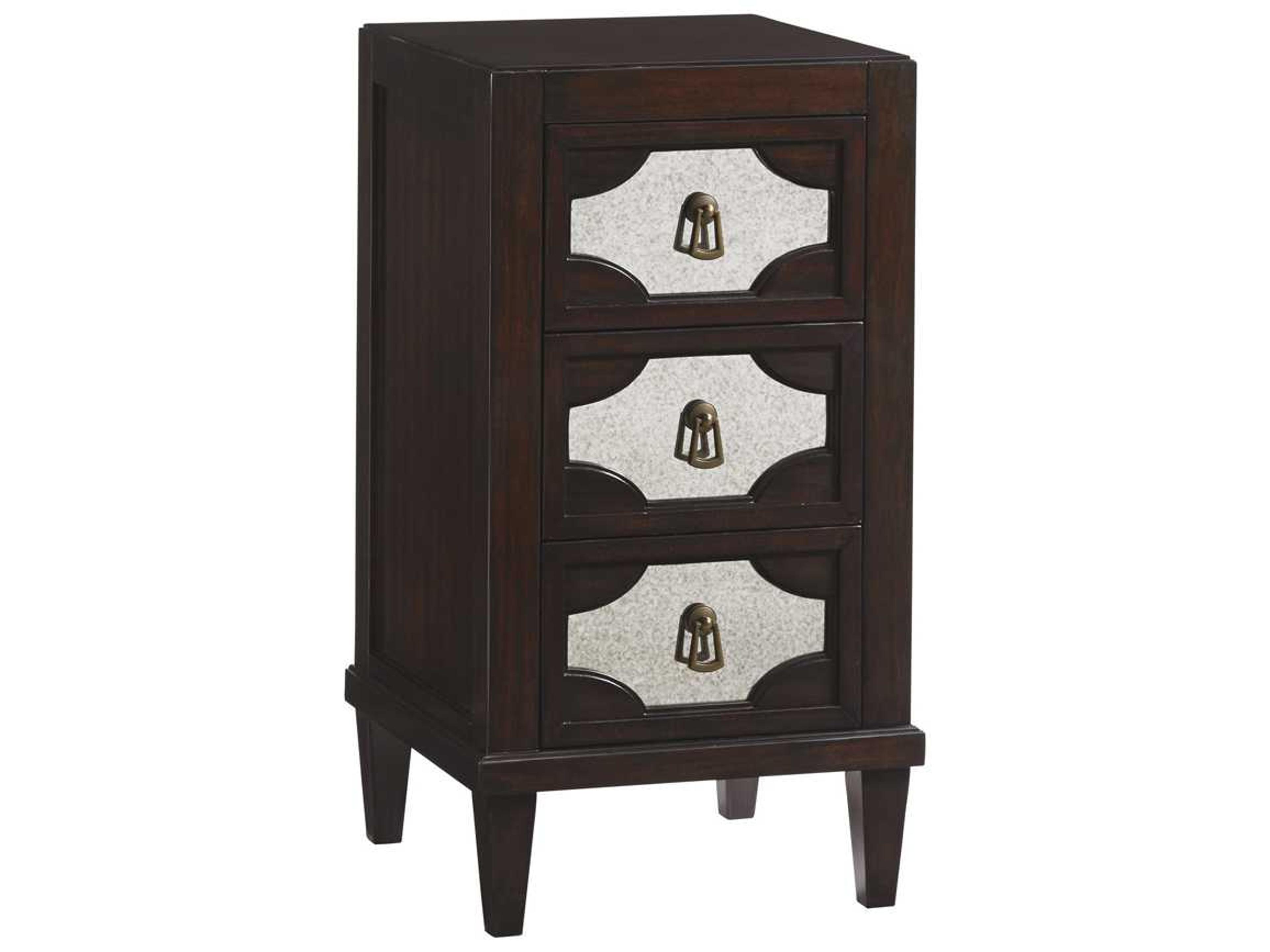 Lexington Kensington Place 3-Drawers Mahogany Wood Nightstand