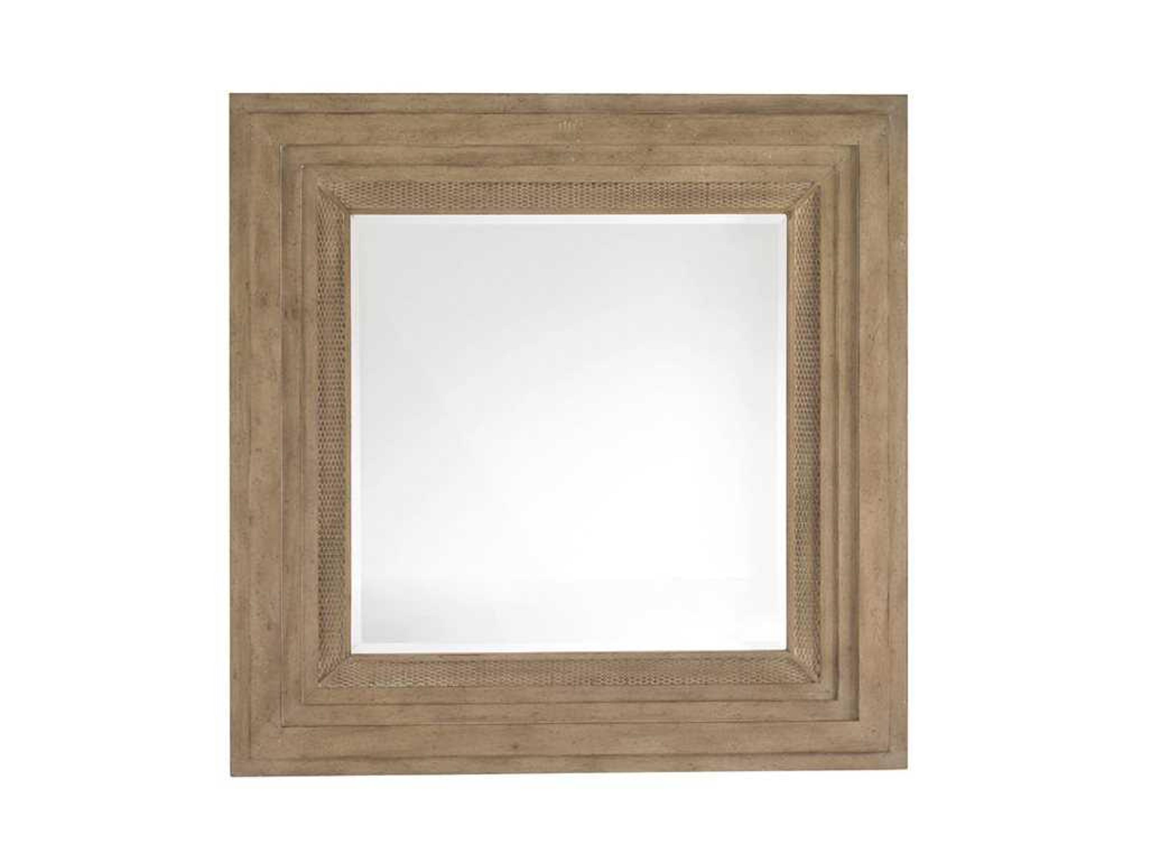 Lexington Monterey Sands Sandy Brown Cambria Square Wall Mirror