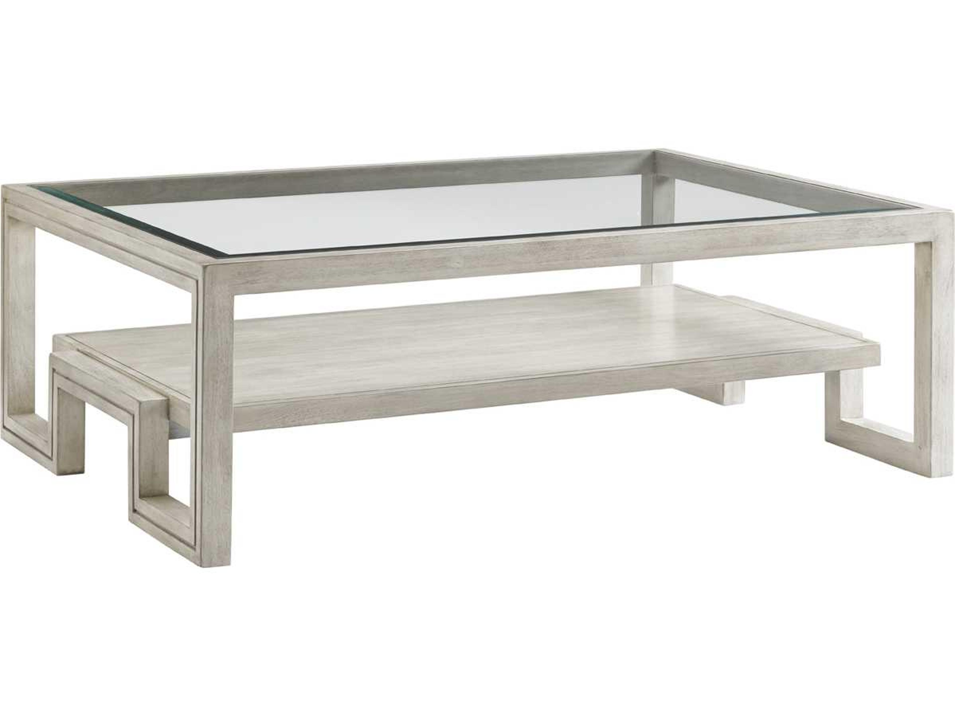 Lexington Oyster Bay Rectangular Glass Coffee Table