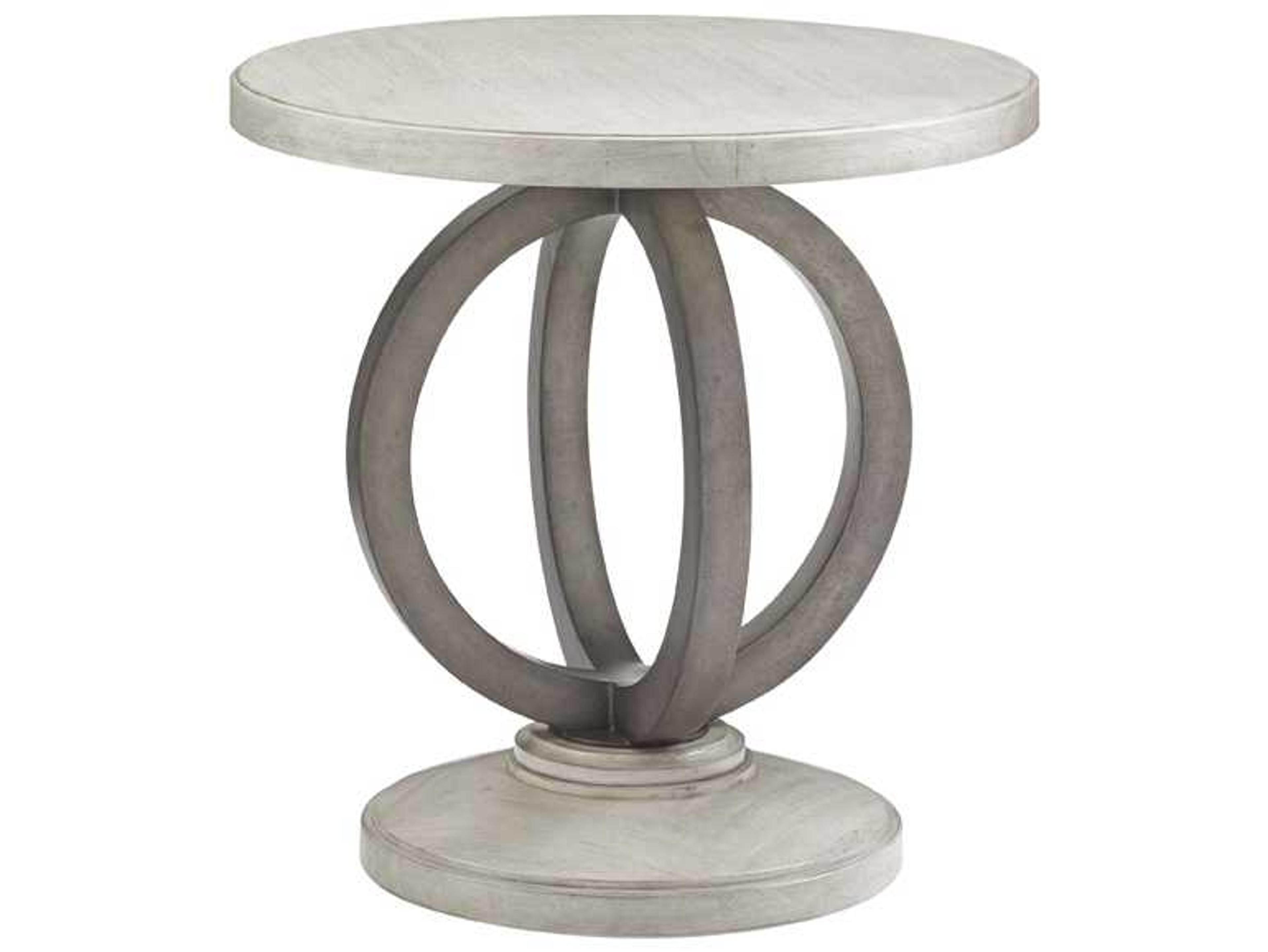 Lexington Oyster Bay Round Wood End Table