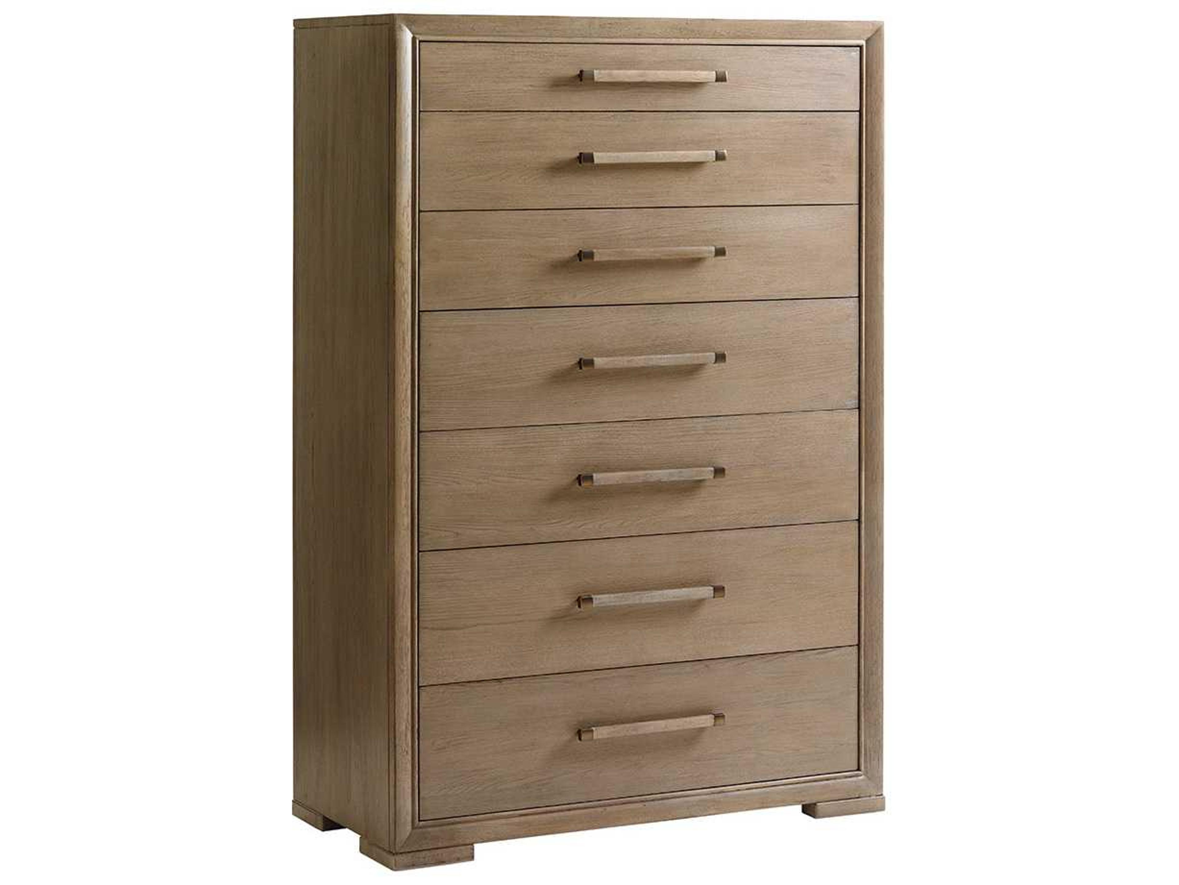 Lexington Shadow Play Aged Silver Brown Accent Chest