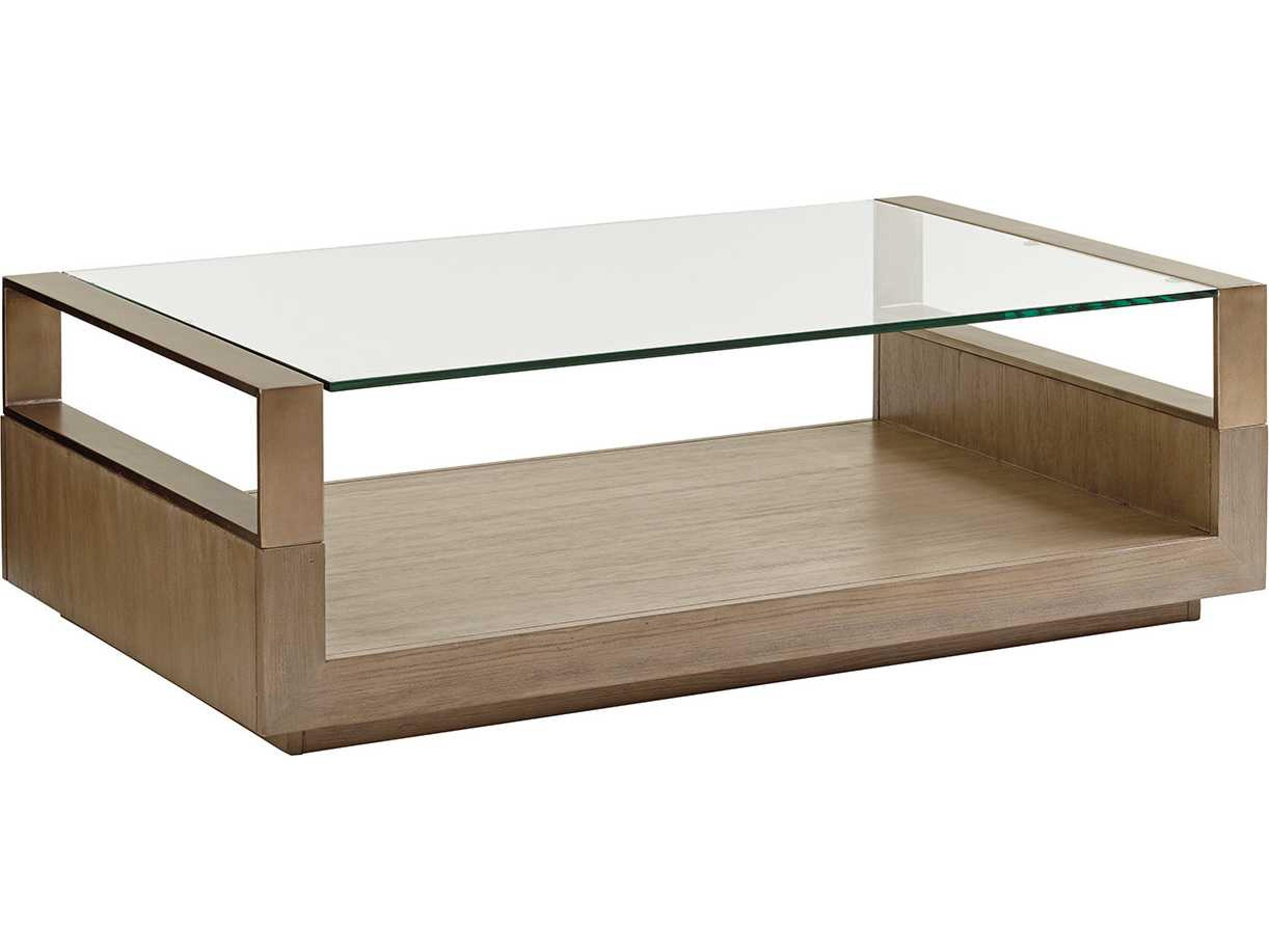 Lexington Shadow Play Rectangular Glass Coffee Table