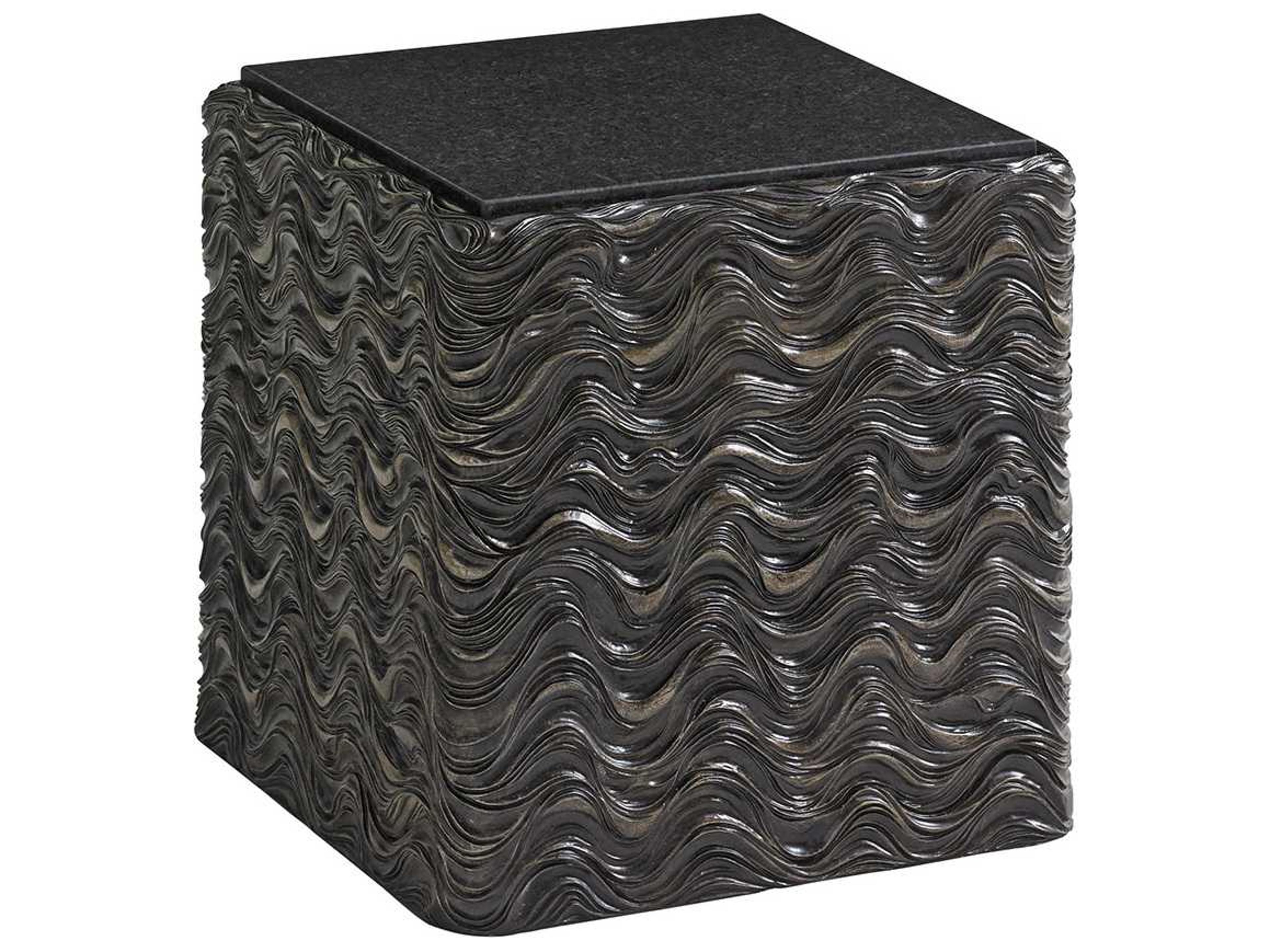 Lexington Shadow Play Square Stone End Table