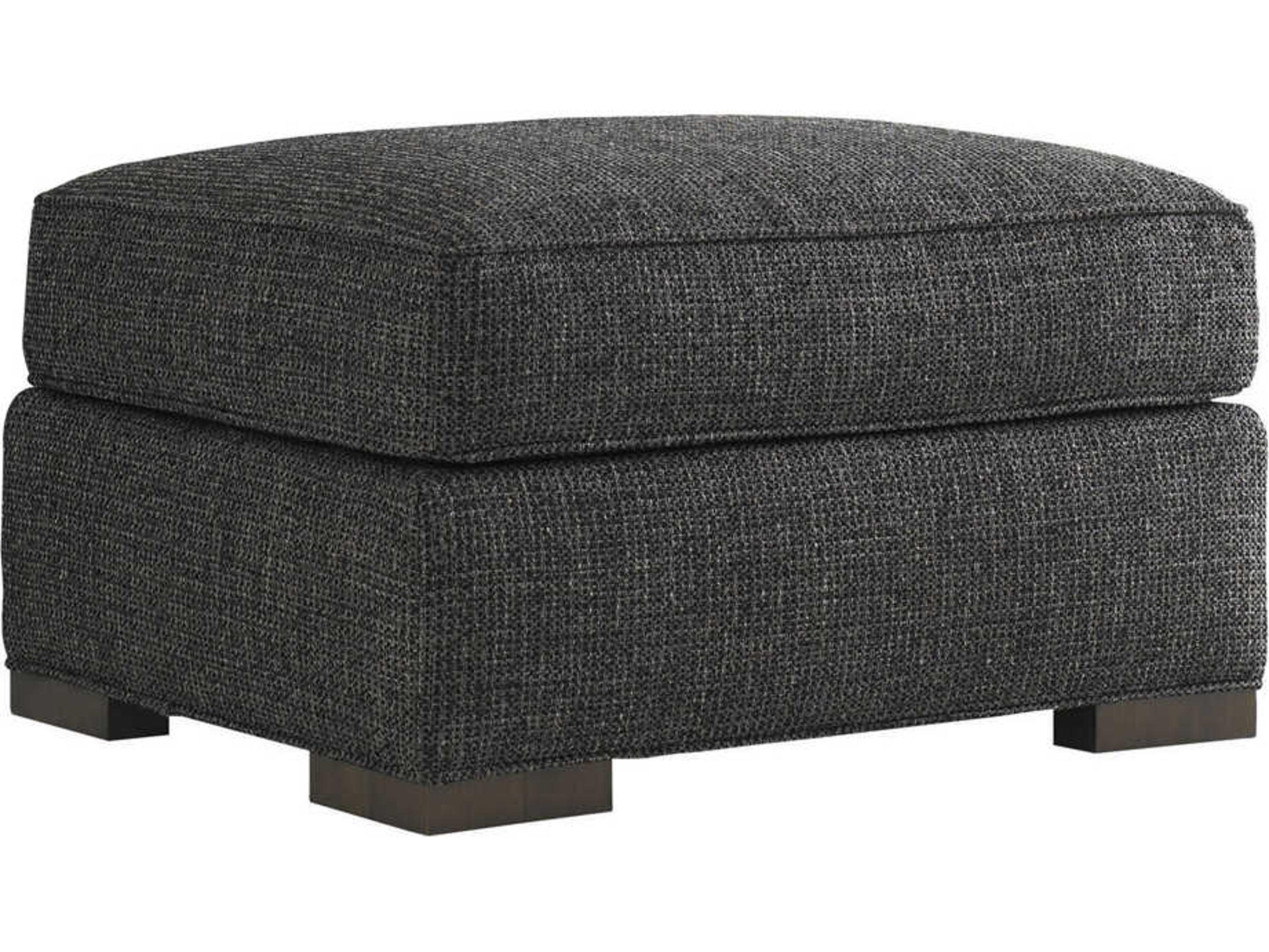 Lexington Tower Place Arlington Gray Upholstered Ottoman