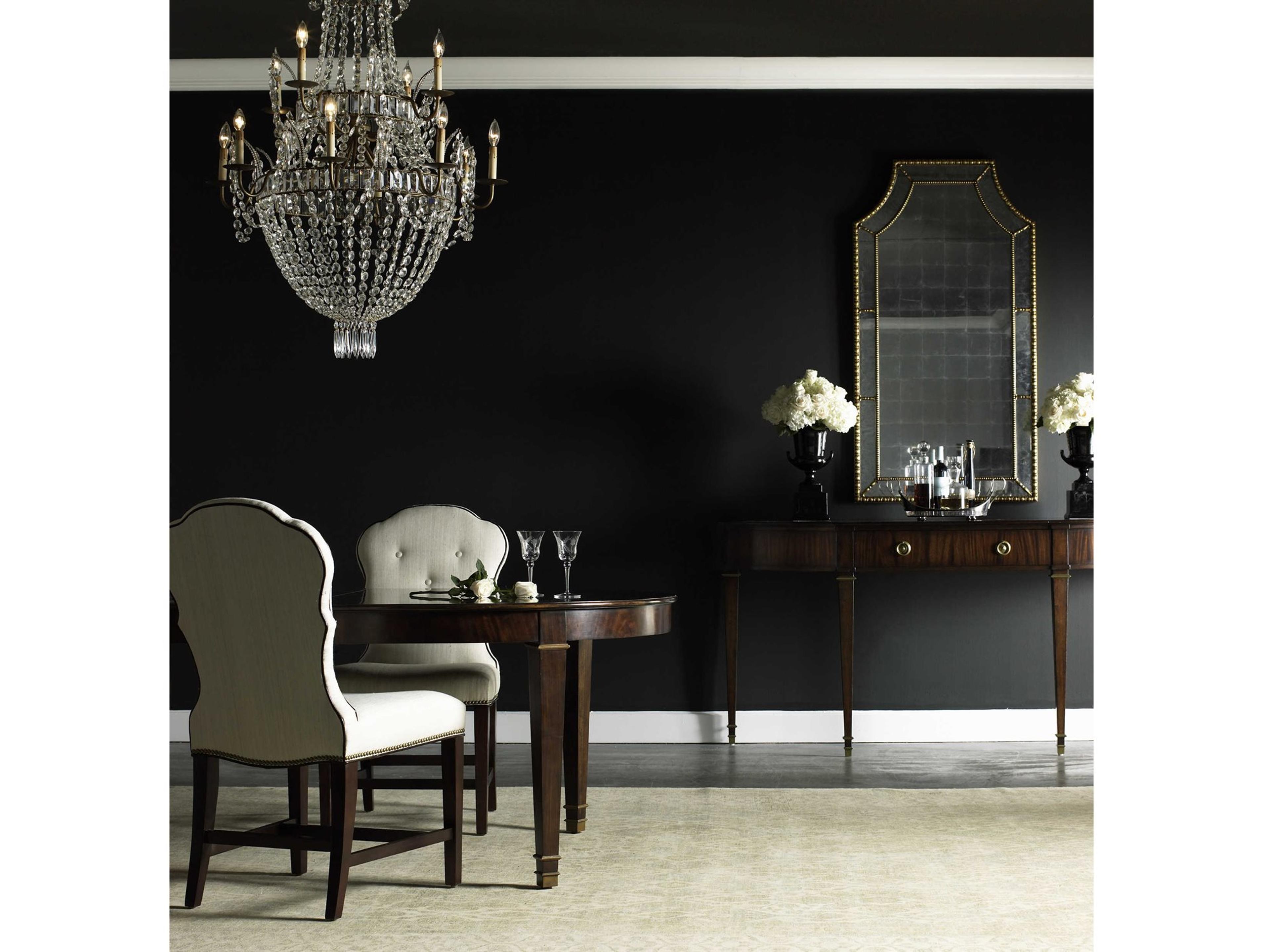 Lillian August Classics Walnut Wood Dining Room Set