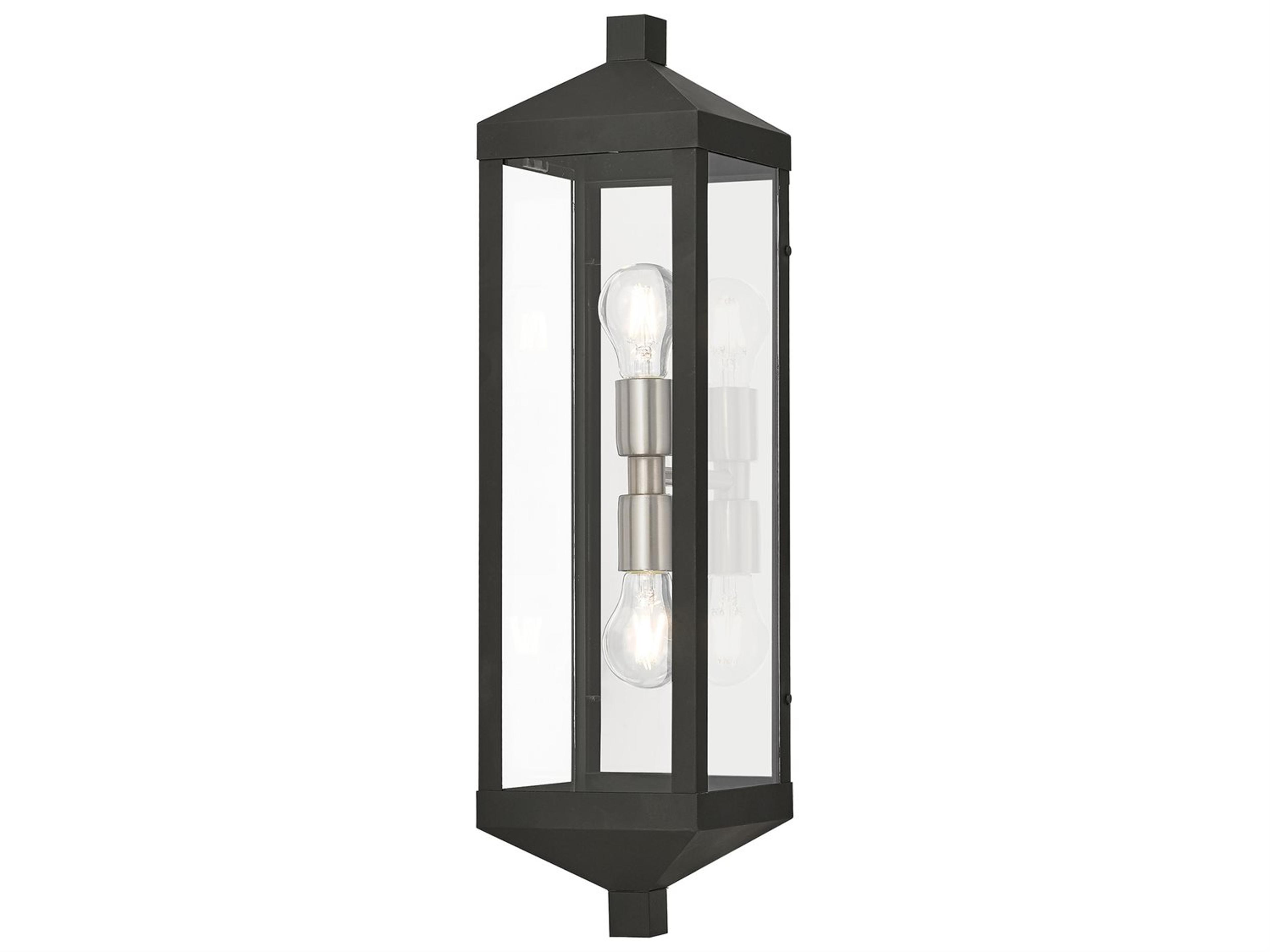 Nyack 2 - Light Glass Outdoor Wall Light