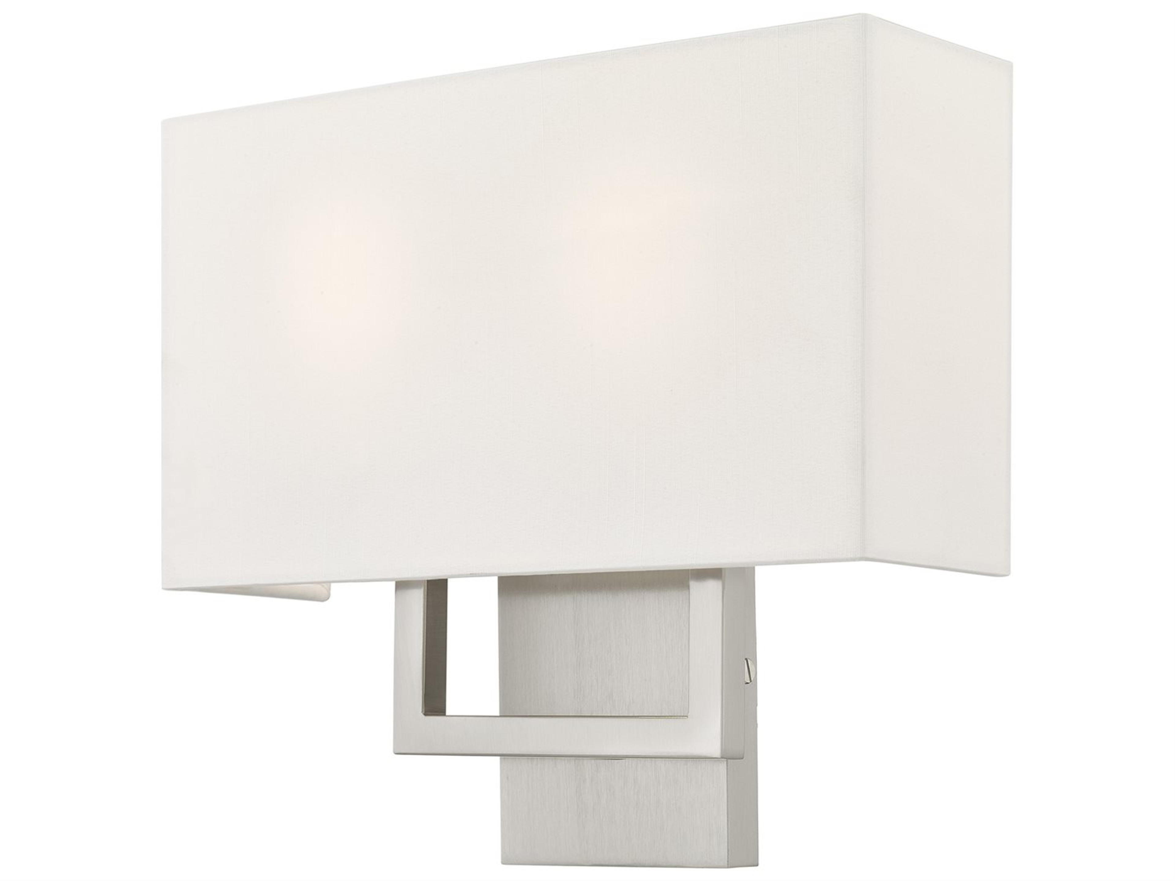 Livex Lighting Pierson 2-Light Brushed Nickel Wall Sconce