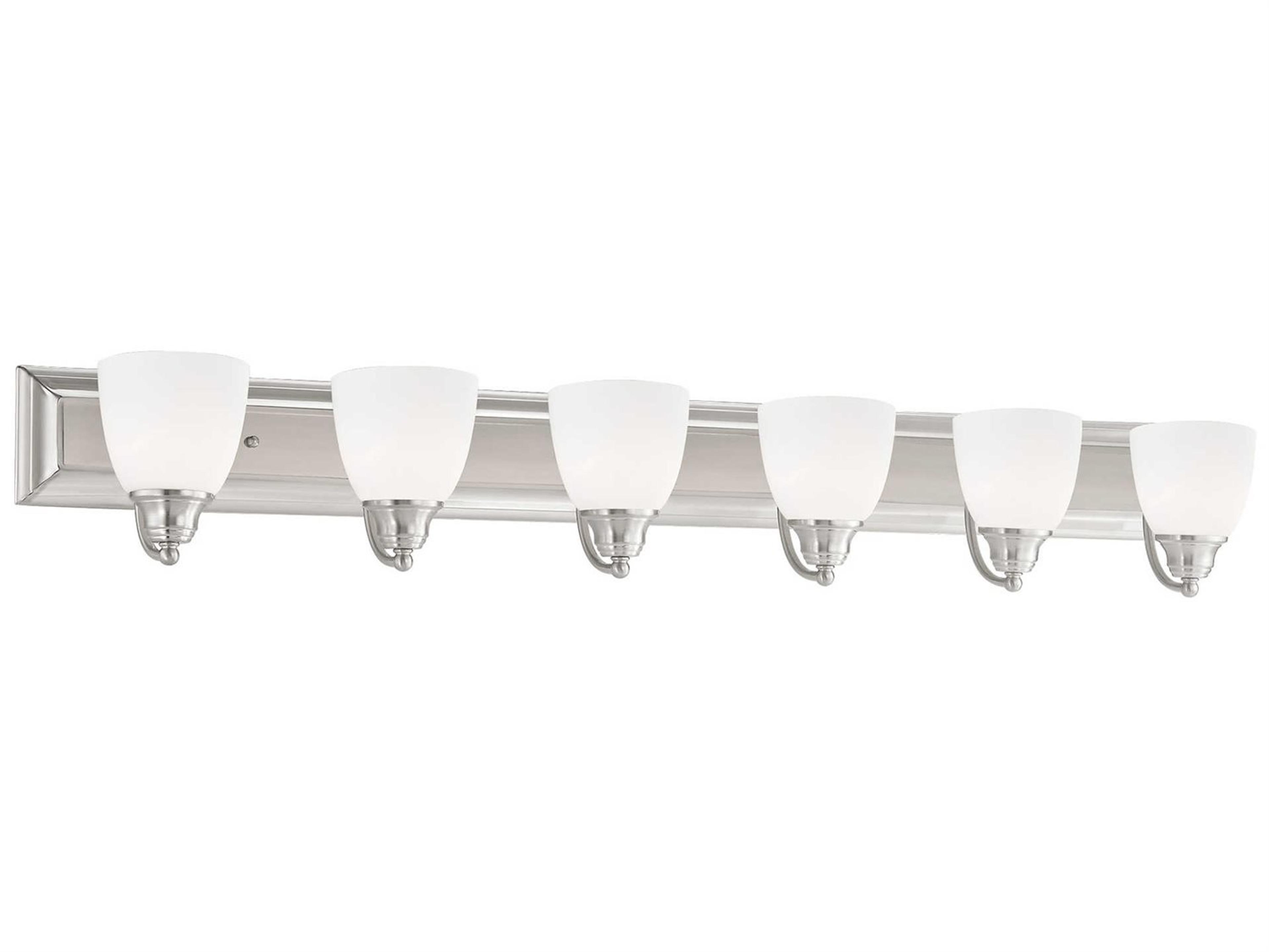 Livex Lighting Springfield 6-Light Brushed Nickel Vanity Light
