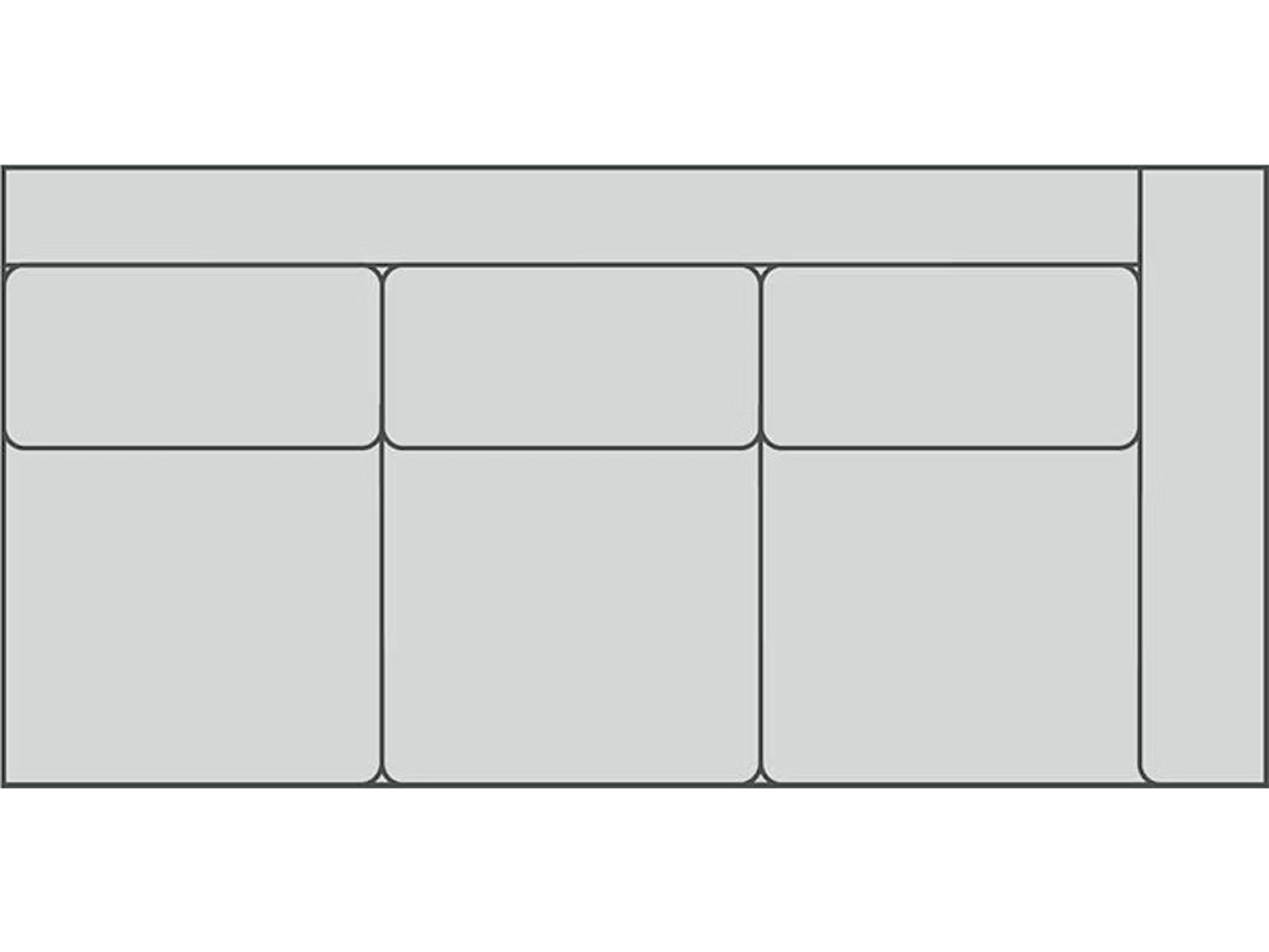 Lillian August Upholstery Leather Lange Right Arm Sofa