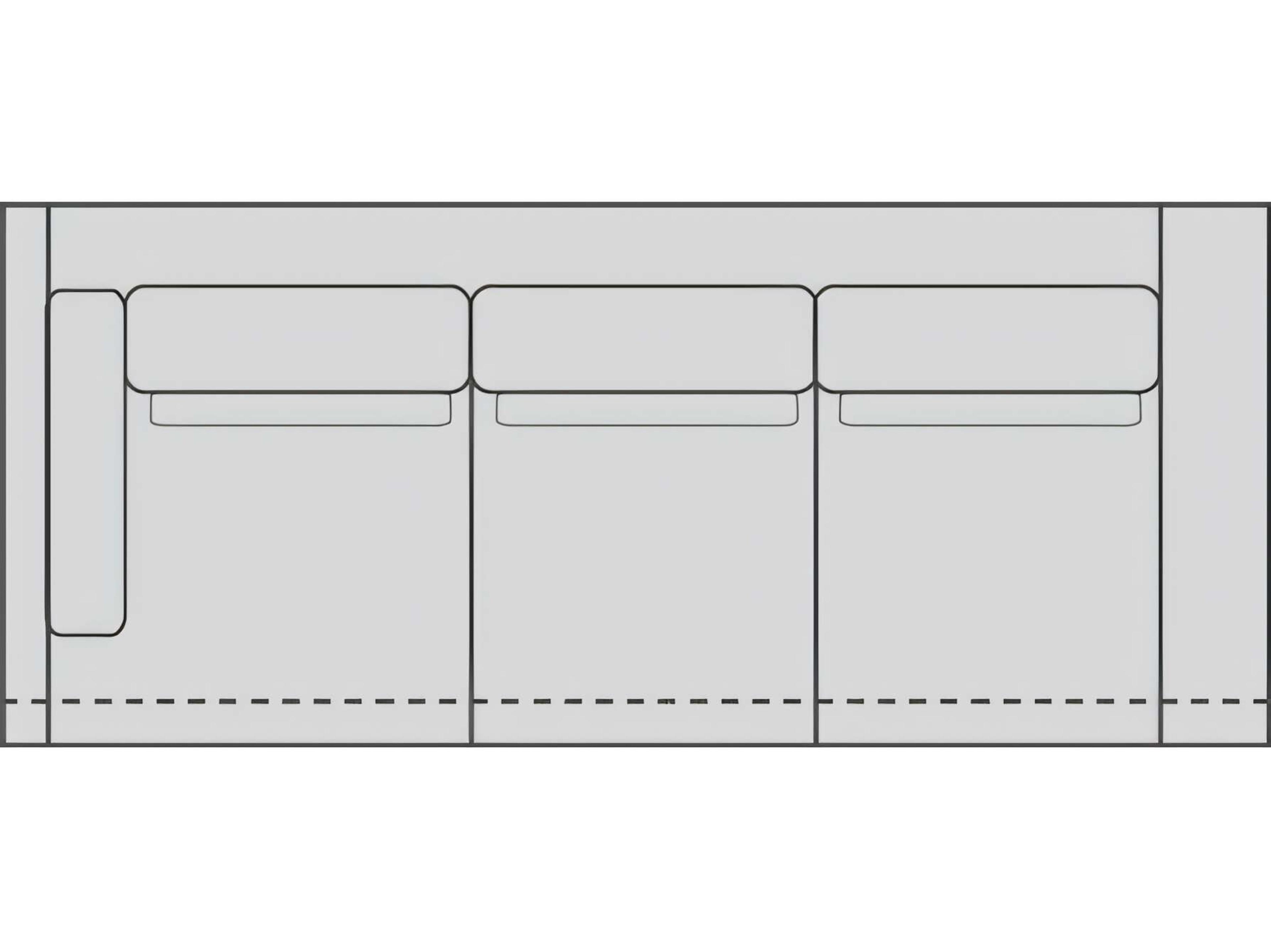 Lillian August Corso Right Arm Corner Sofa