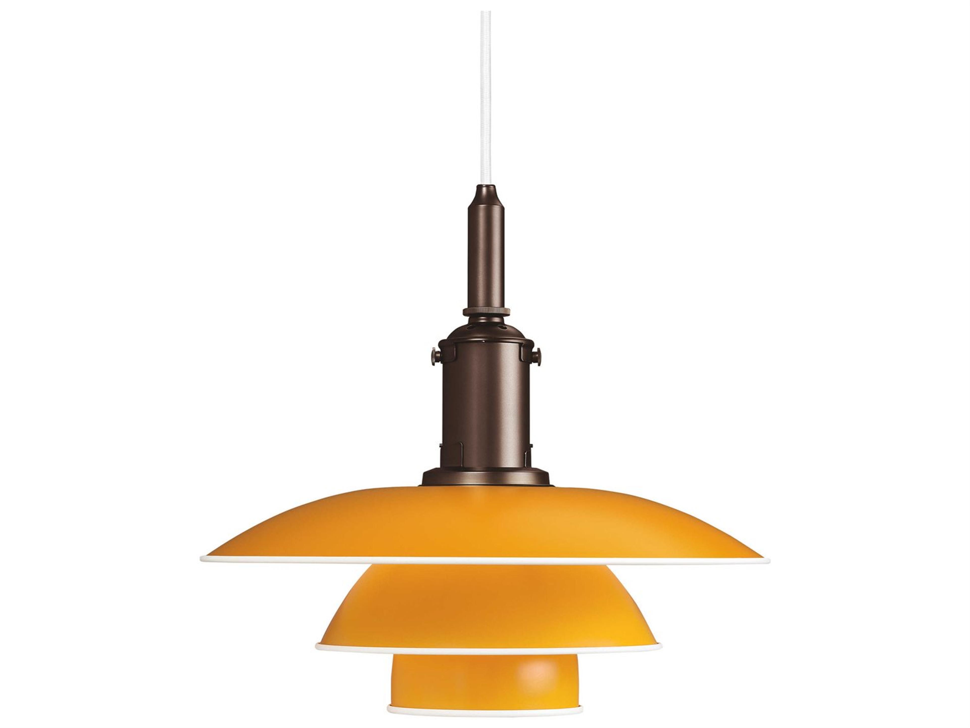 Louis Poulsen PH-3/3 1-Light Yellow LED Tiered Mini Pendant
