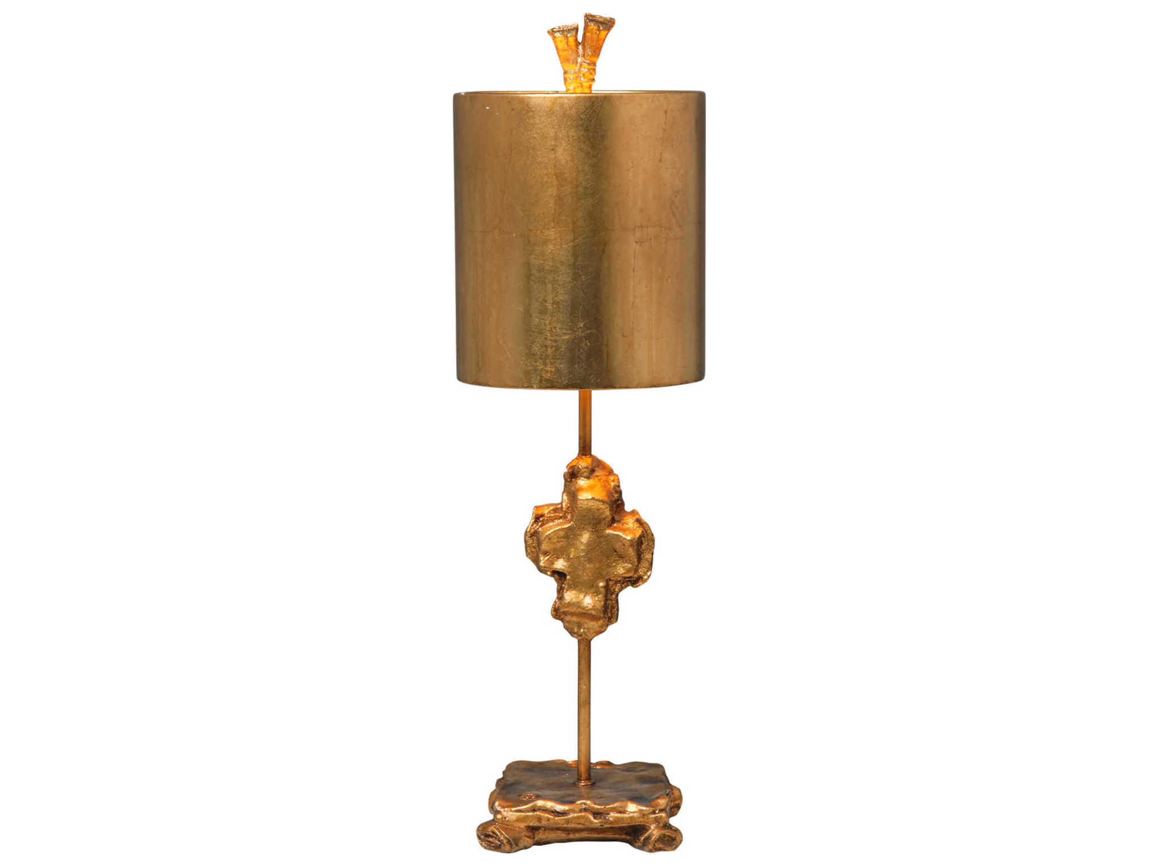 Lucas McKearn Cross Gold Leaf Table Lamp