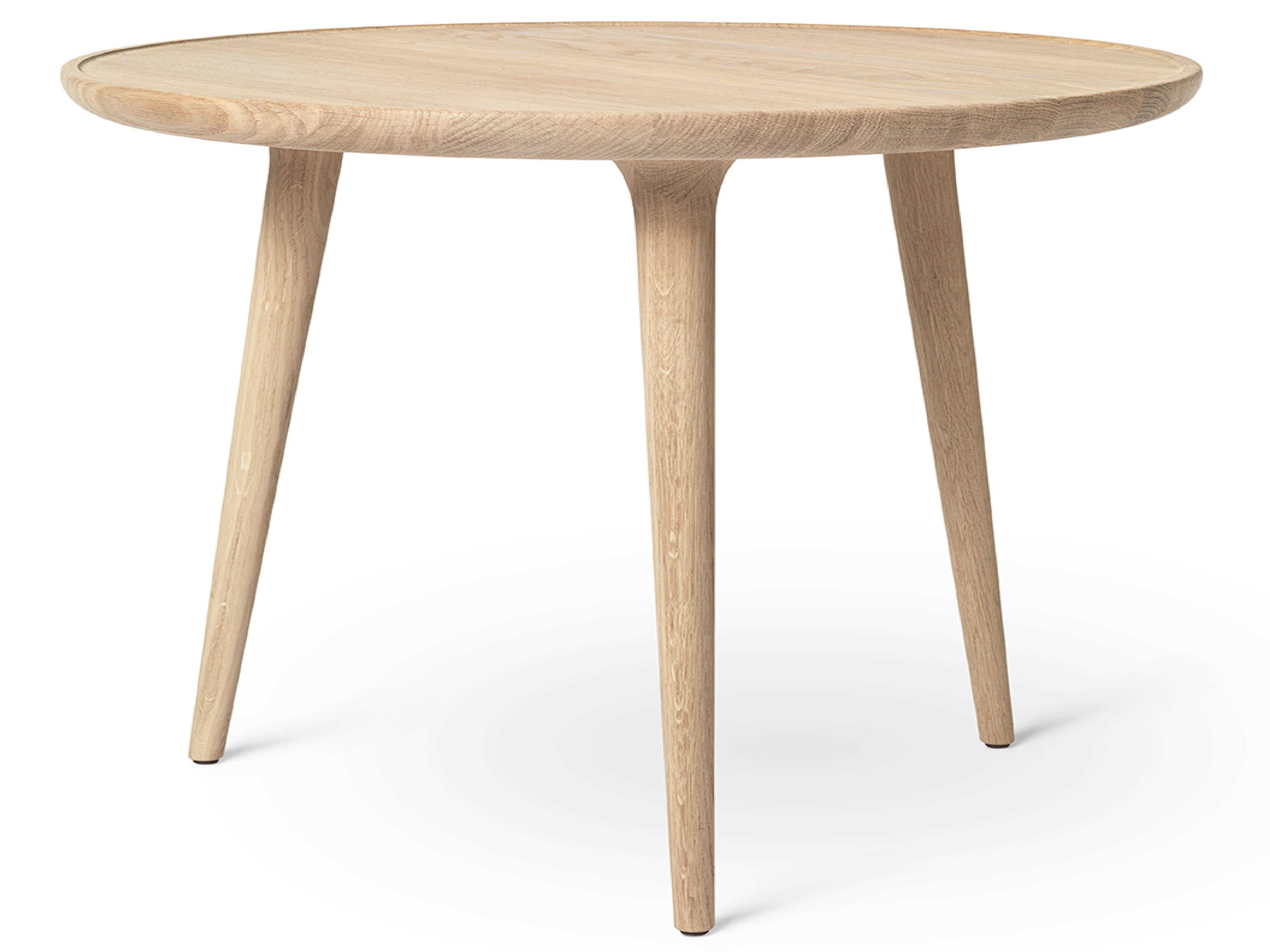 Round Wood Matt Lacquered Coffee Table