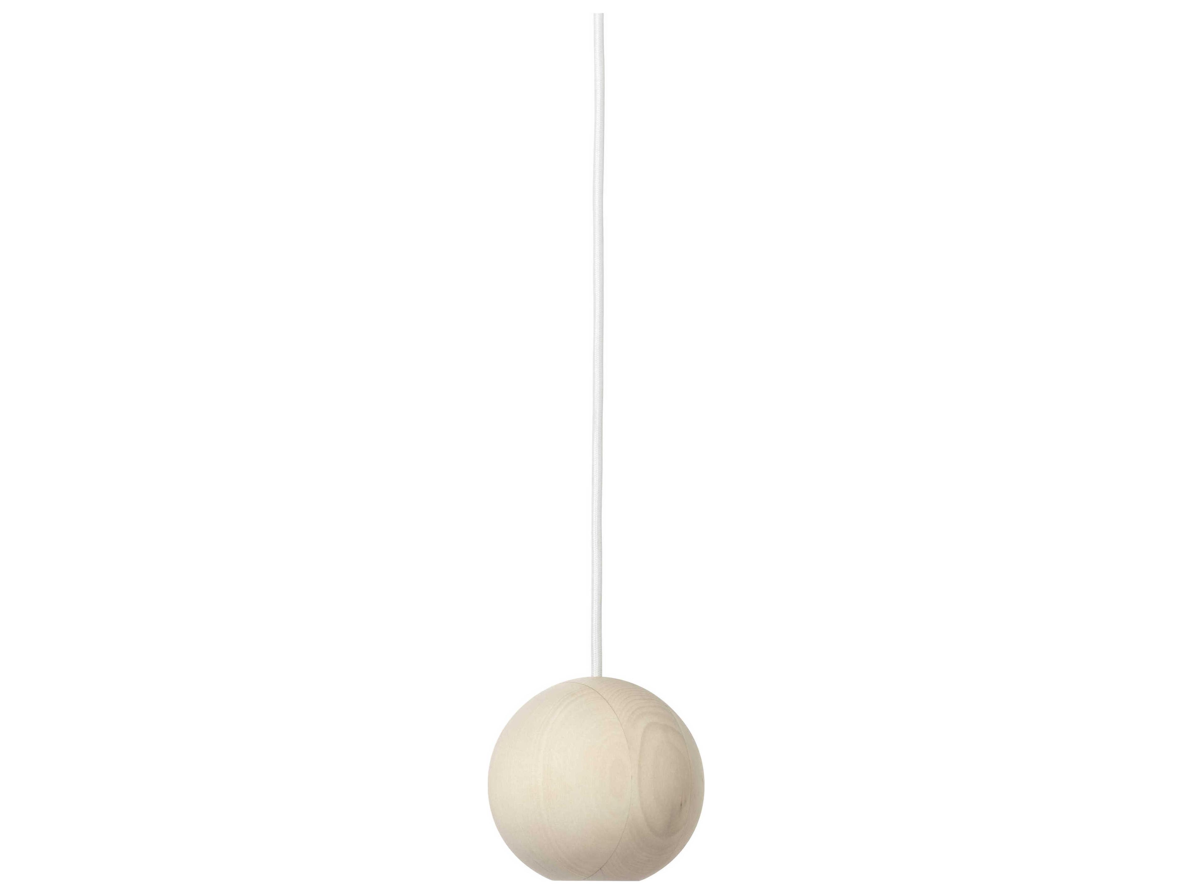 Mater Liuku Matt Lacquered Off White LED Round Mini Pendant