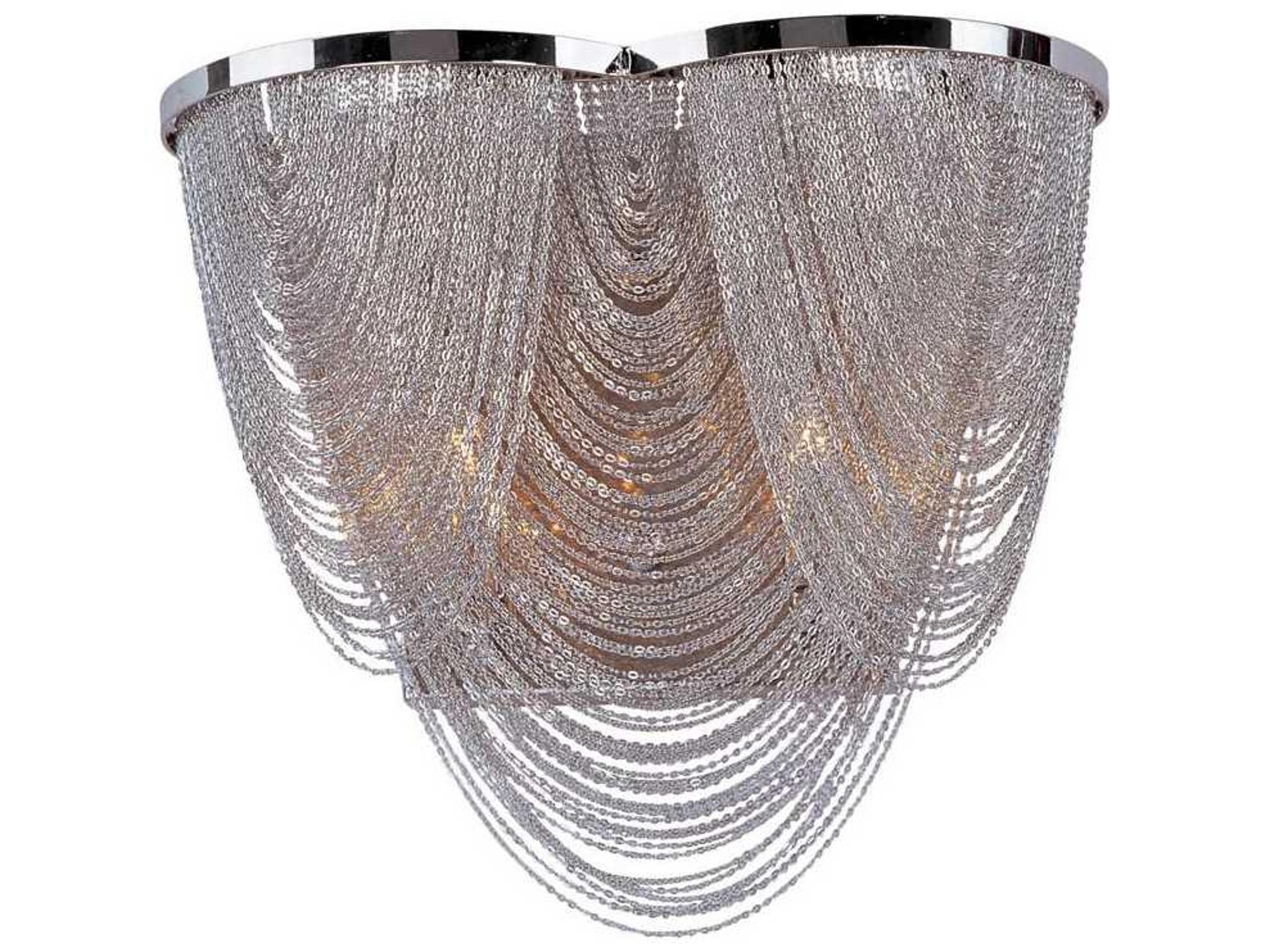 Maxim Lighting Chantilly 2-Light Polished Nickel Wall Sconce