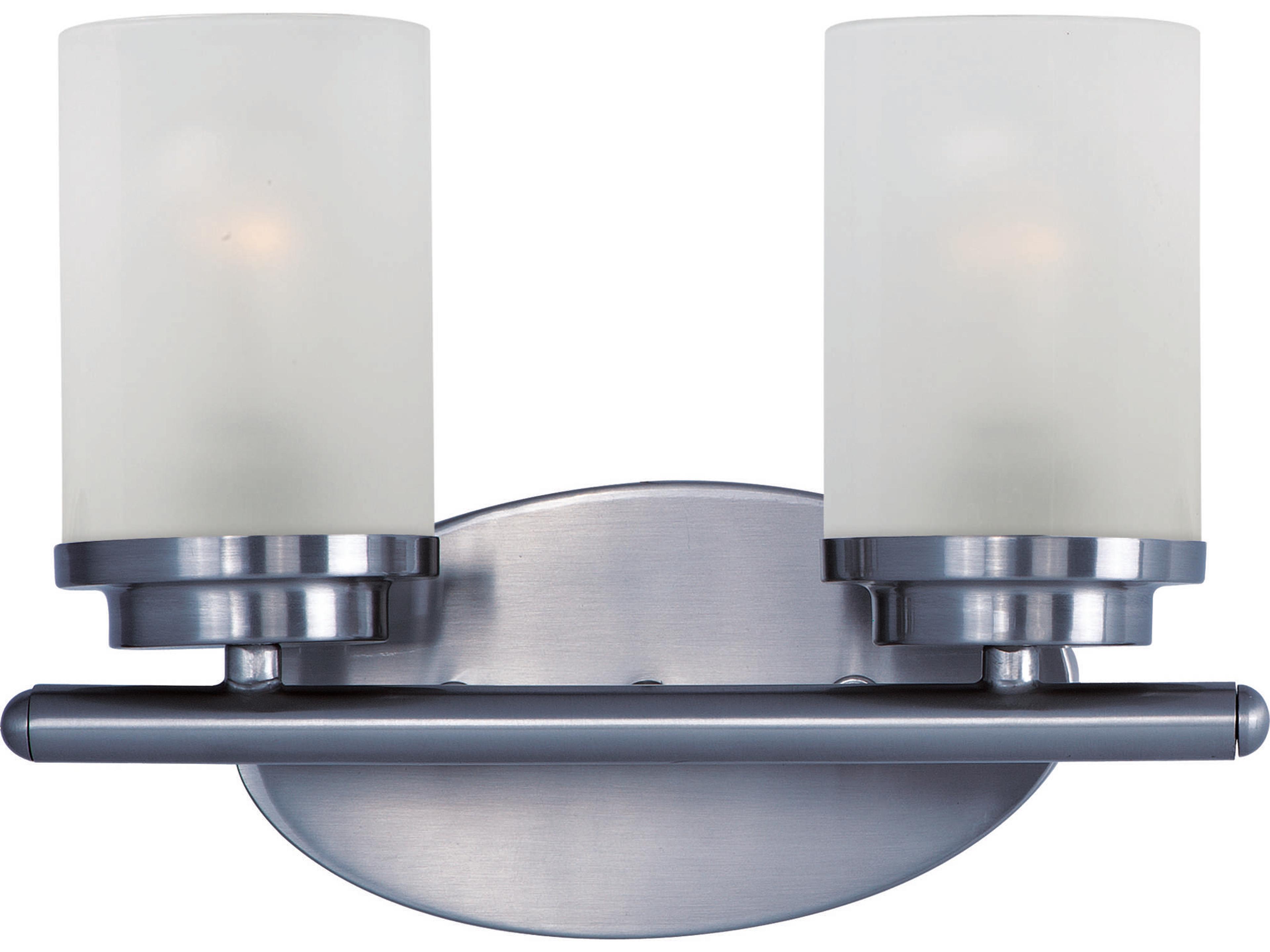 Maxim Lighting Corona Polished Chrome Glass Vanity Light
