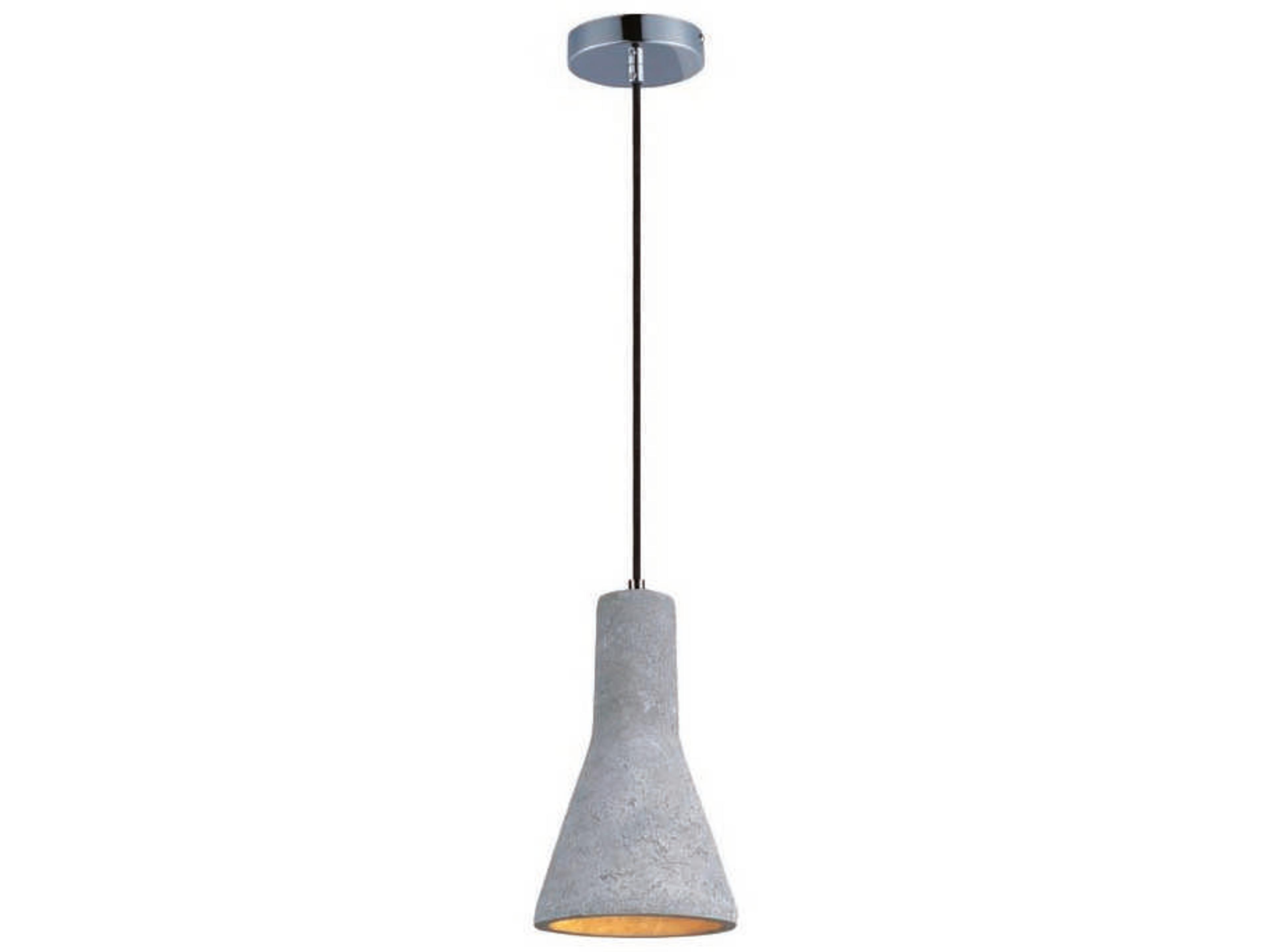 Maxim Lighting Crete 1-Light Polished Chrome LED Bell Pendant