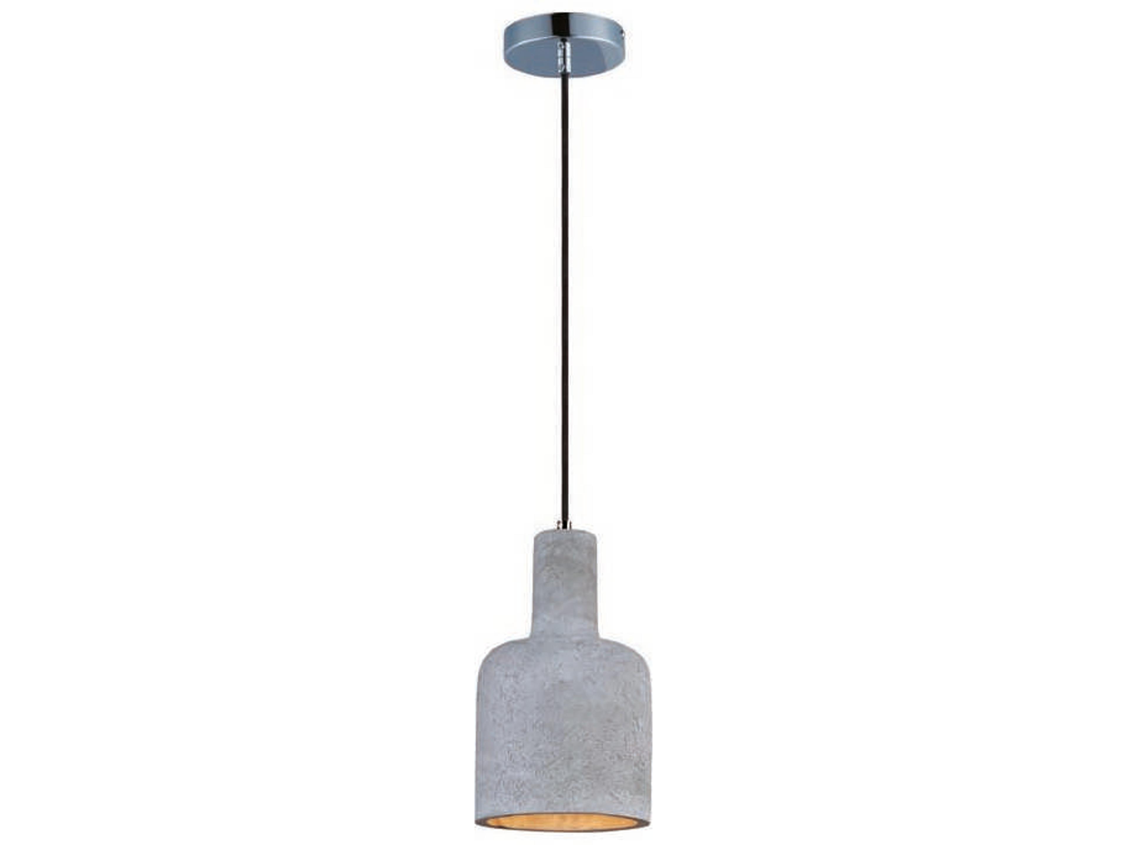 Maxim Lighting Crete 1-Light Polished Chrome LED Bell Pendant