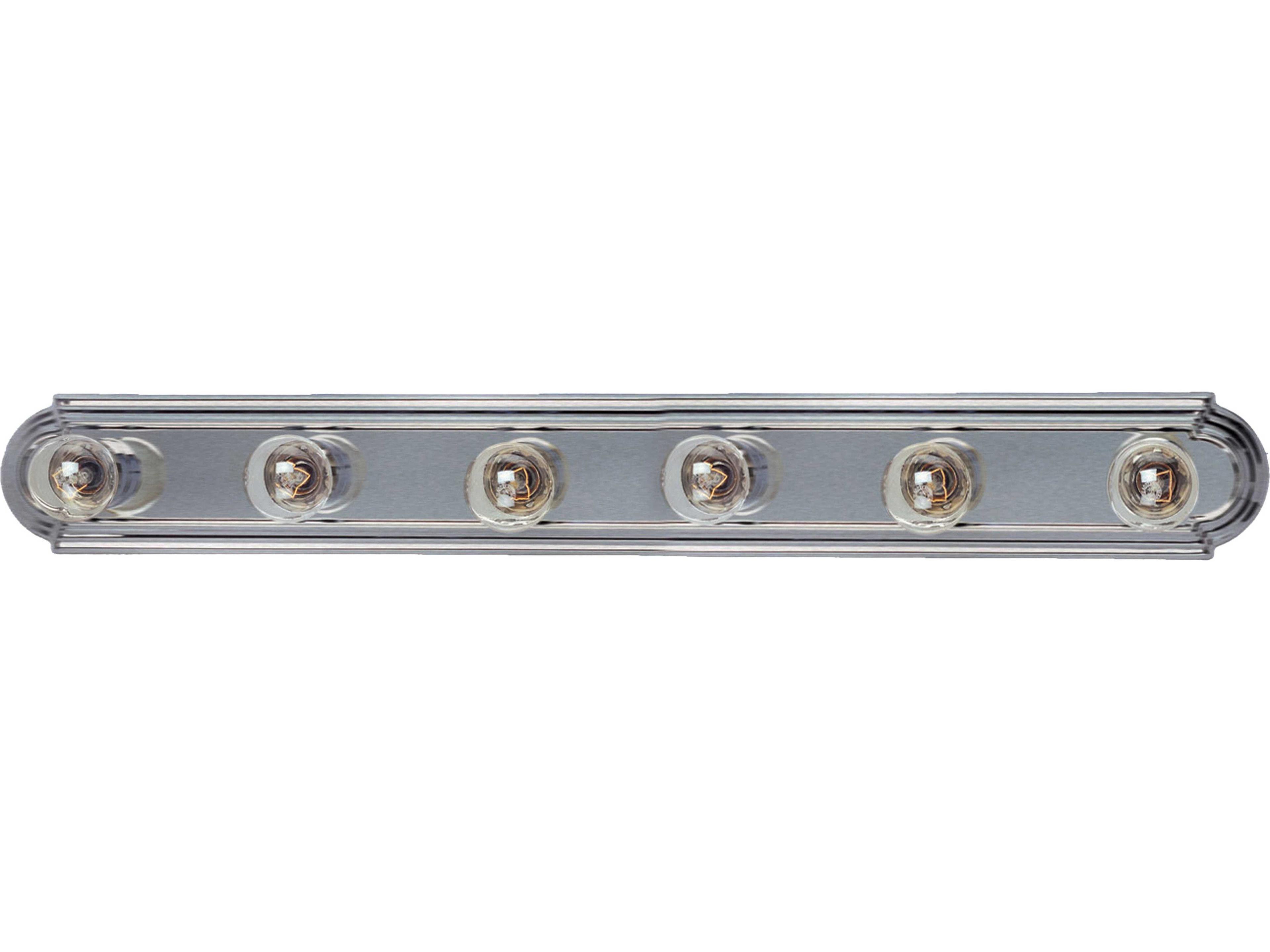 Maxim Lighting Essentials 6-Light Satin Nickel Vanity Light