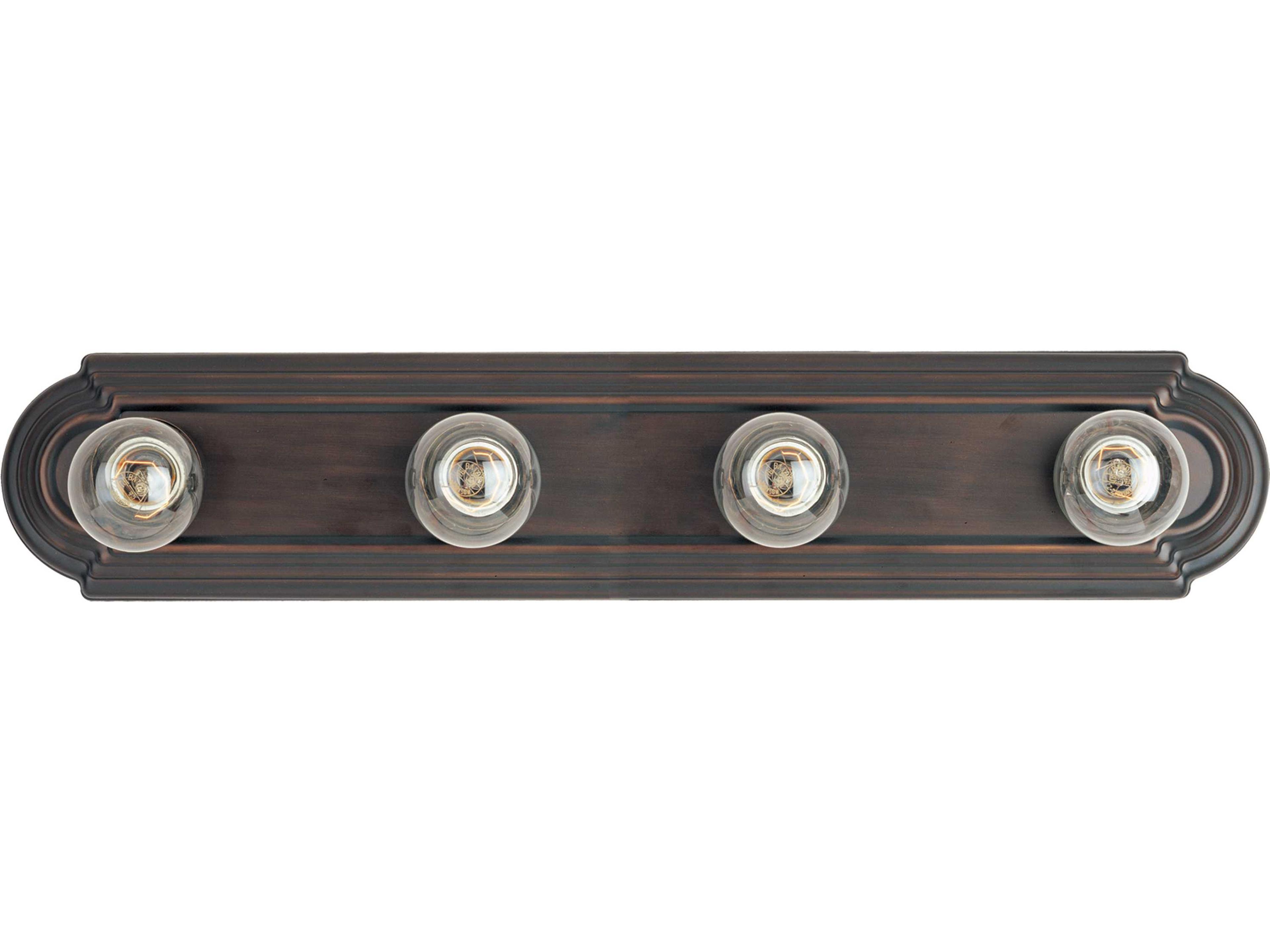 Maxim Lighting Essentials 4-Light Oil Rubbed Bronze Vanity Light