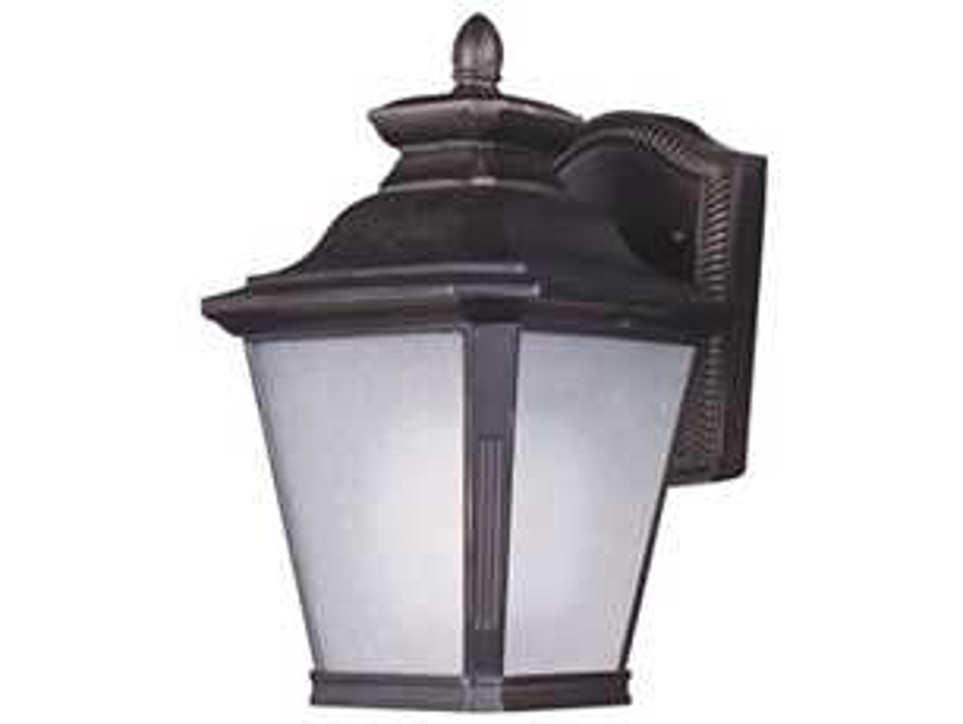Knoxville & Frosted Seedy Glass LED Outdoor Wall Light