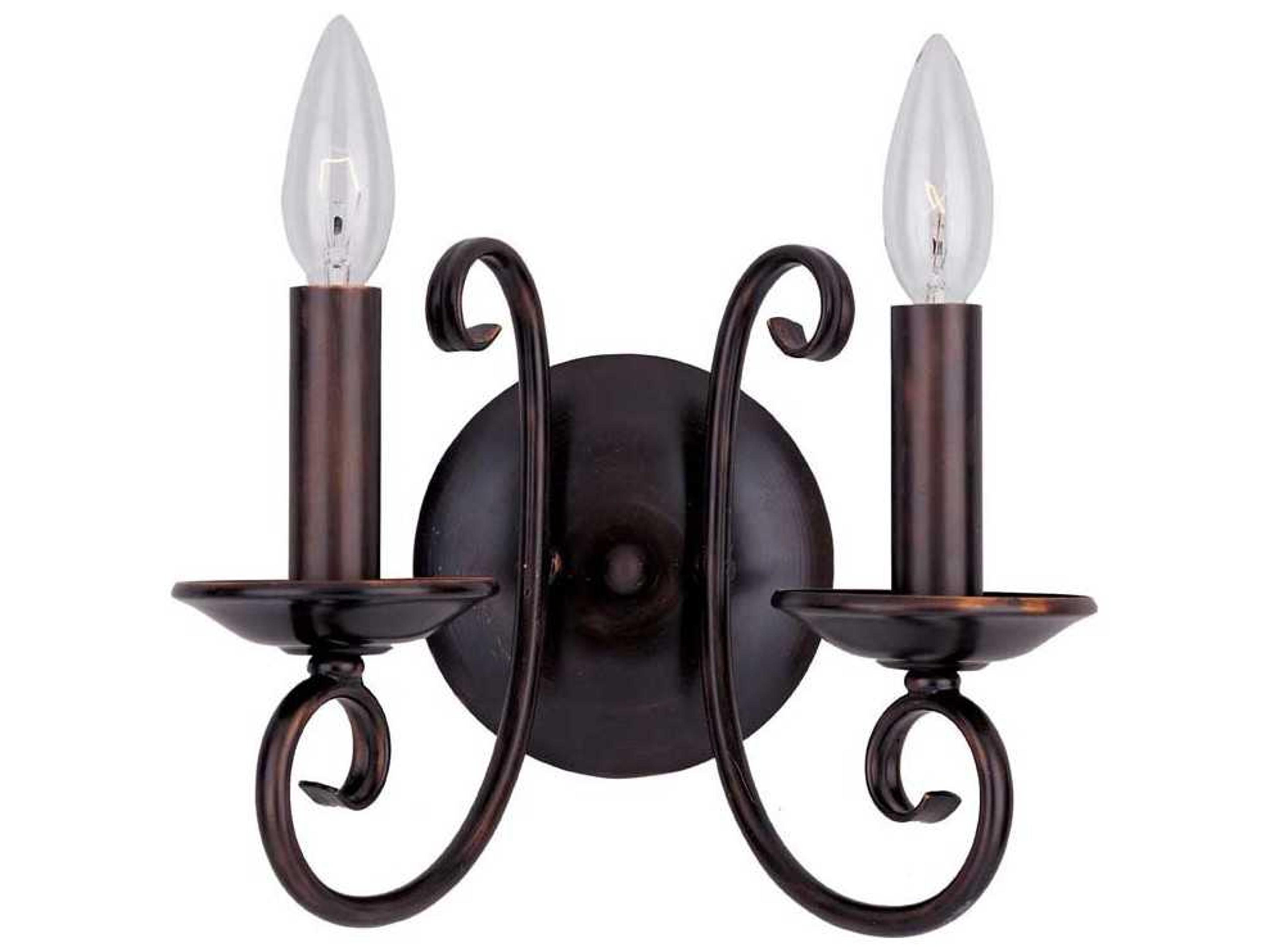 Maxim Lighting Loft 2-Light Oil Rubbed Bronze Wall Sconce