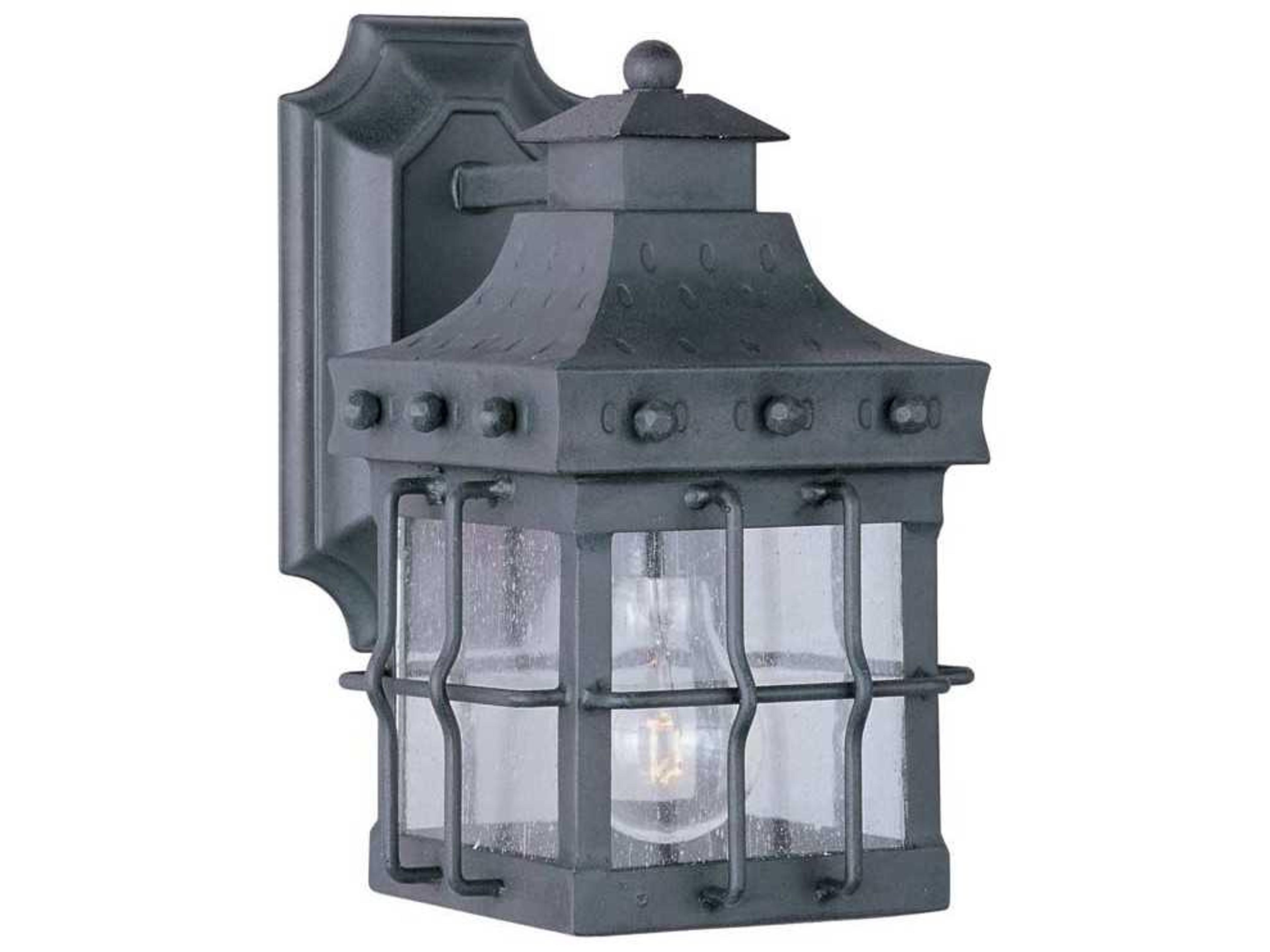 Maxim Lighting Nantucket & Seedy Glass Incandescent Outdoor Wall Light