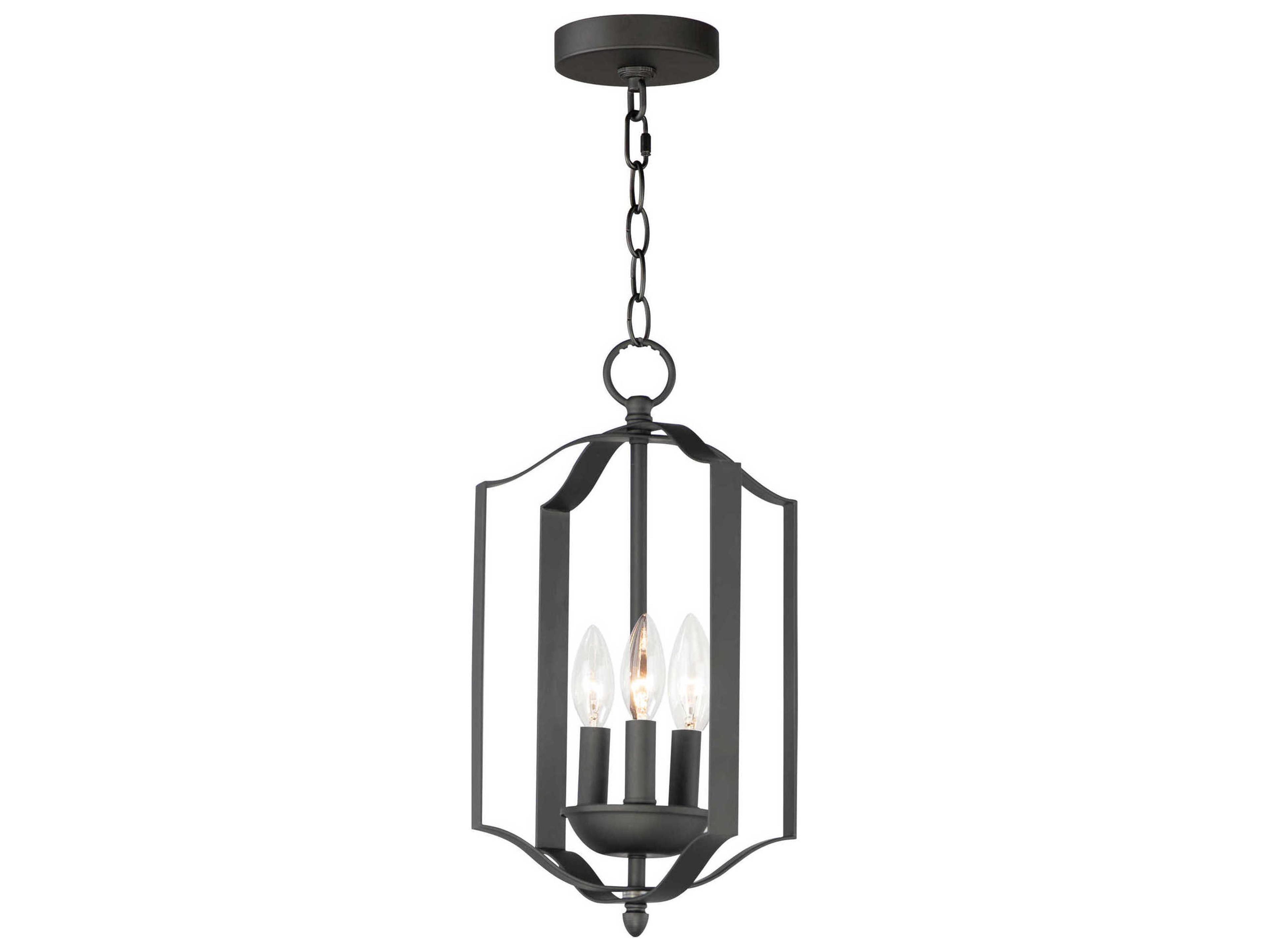 Maxim Lighting Provident 3-Light Black Candelabra Chandelier