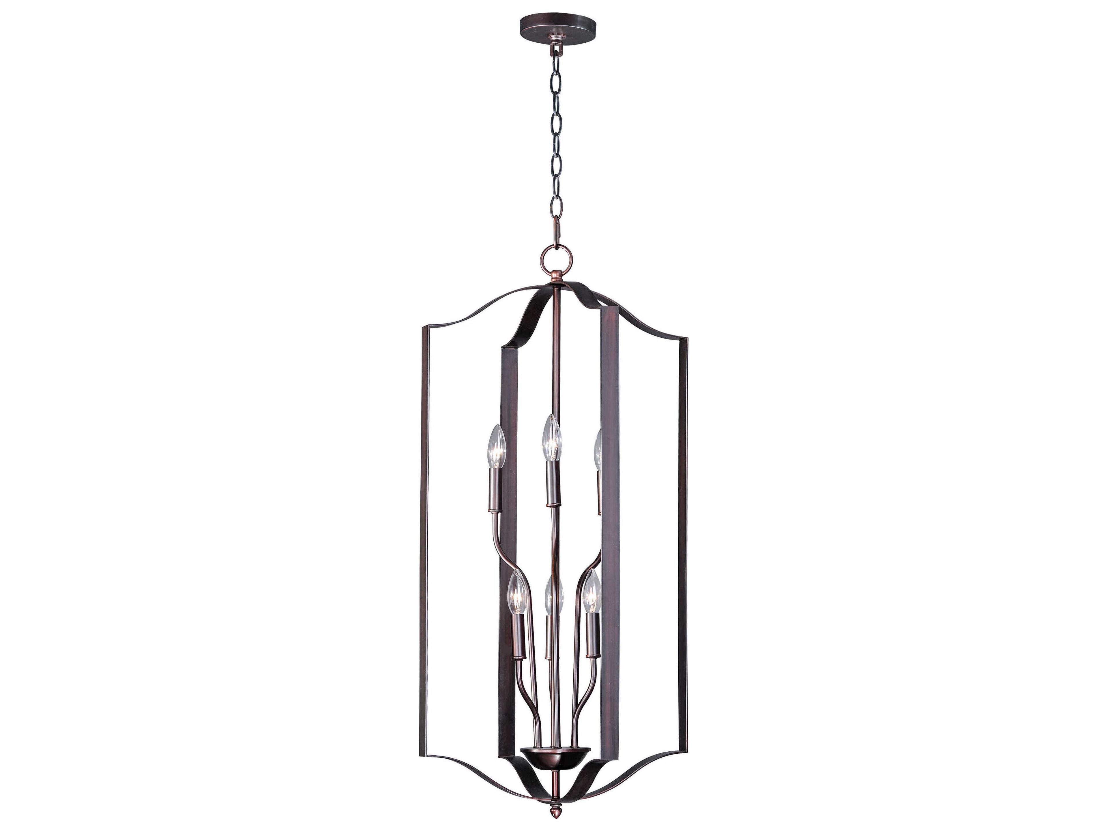 Maxim Lighting Provident 6-Light Oil Rubbed Bronze Candelabra Tiered Chandelier