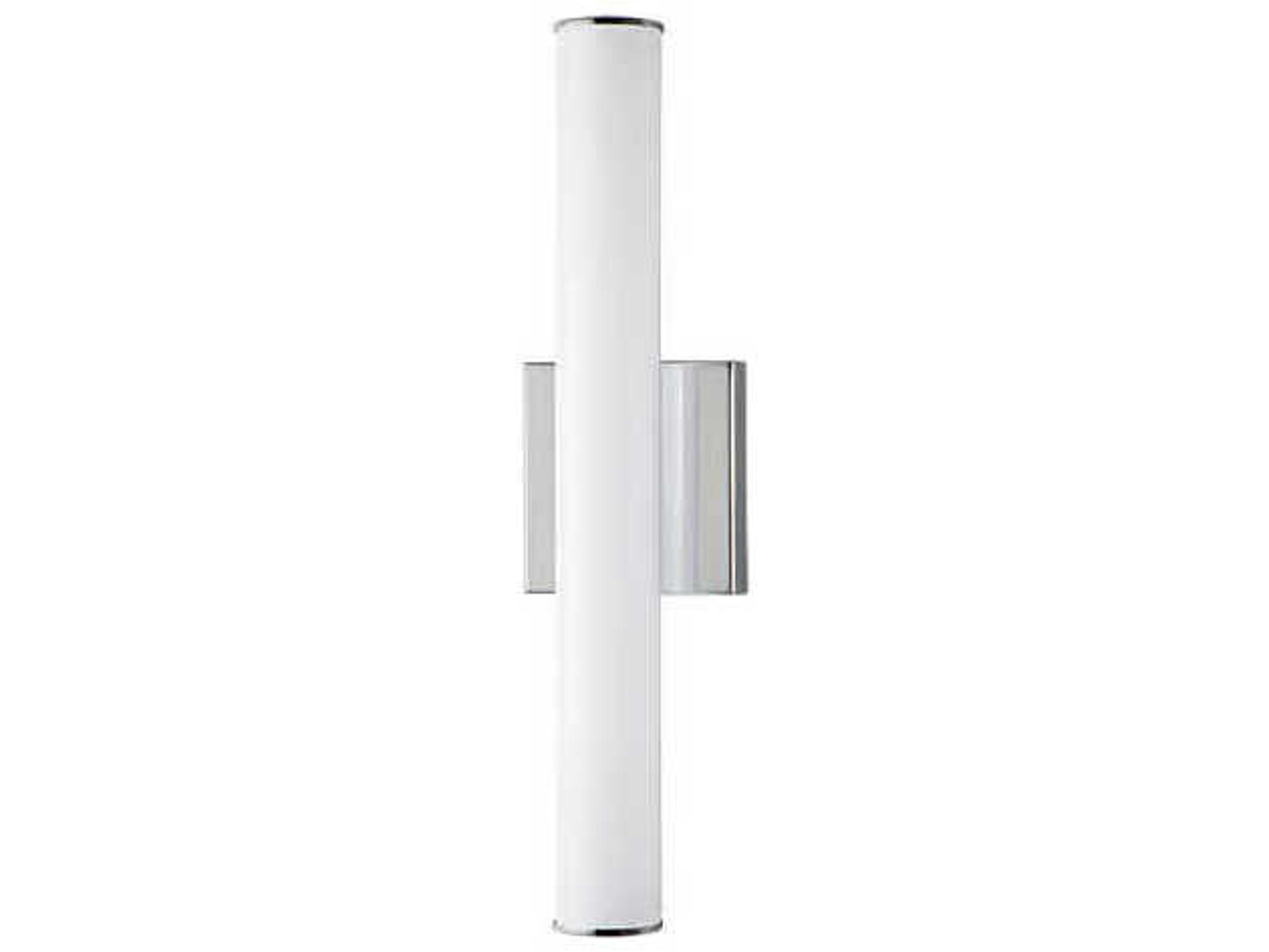 Maxim Lighting Rail 1-Light Polished Chrome Silver LED Vanity Light