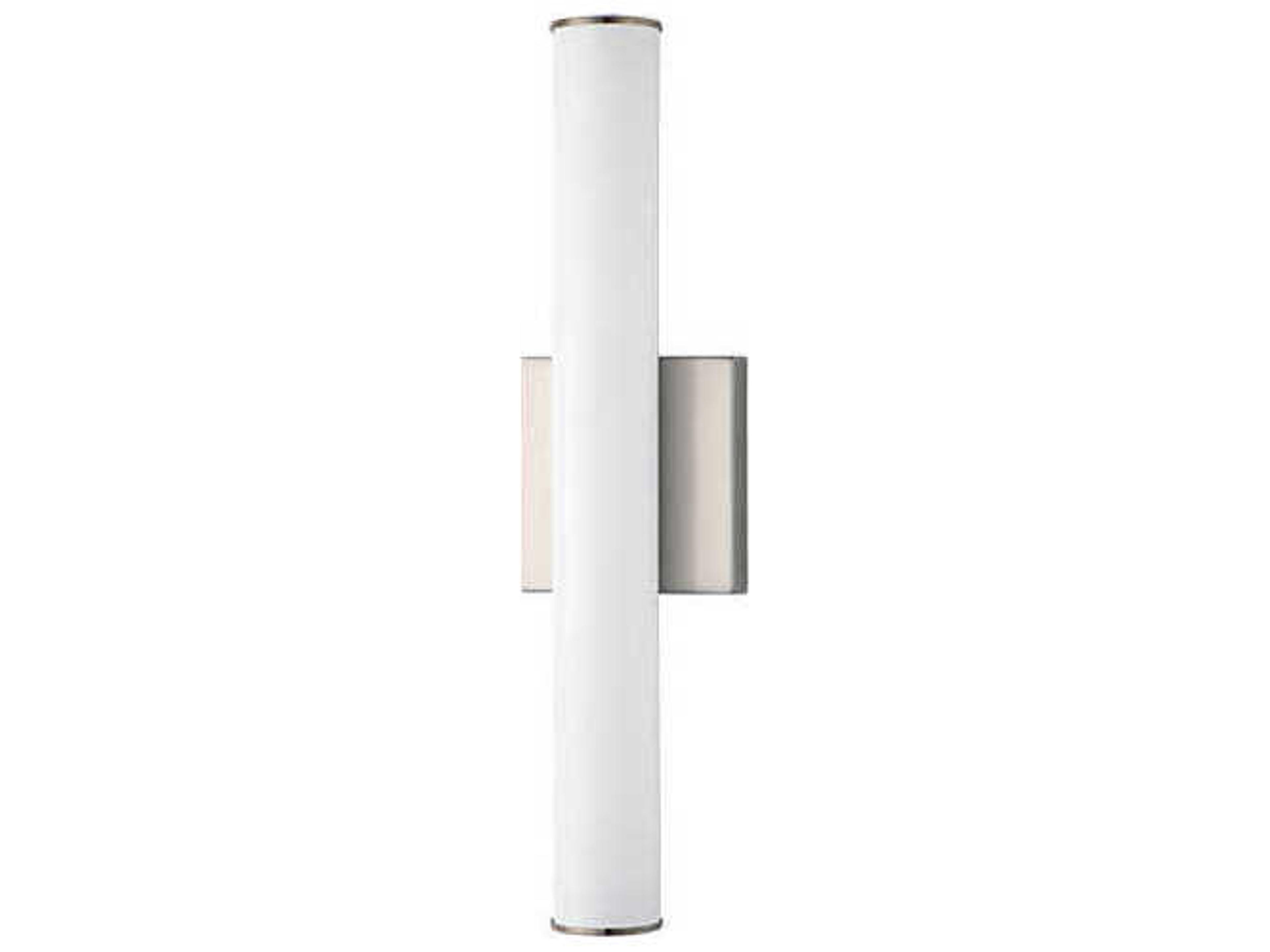 Maxim Lighting Rail 1-Light Satin Nickel White LED Vanity Light
