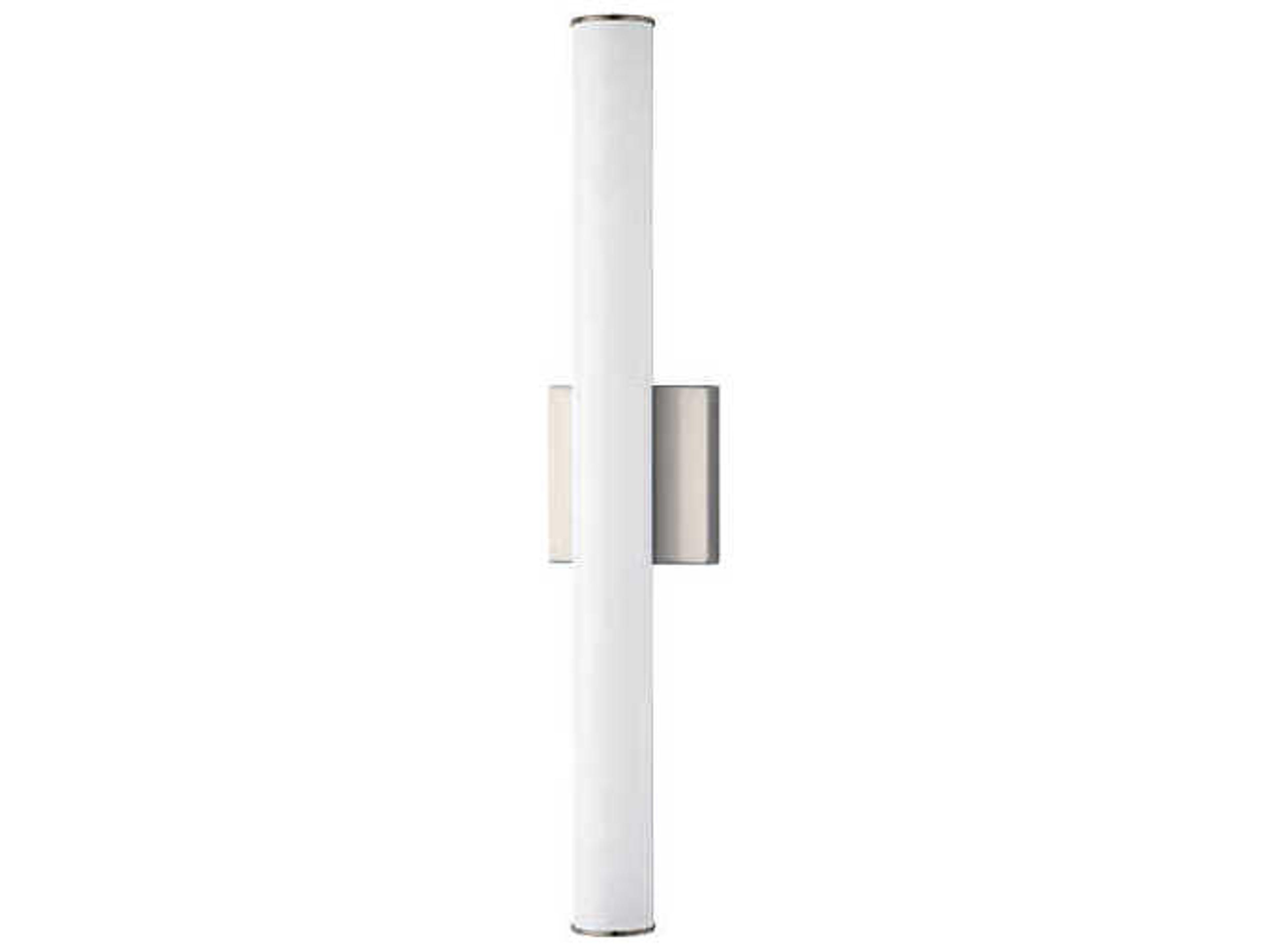 Maxim Lighting Rail 1-Light Satin Nickel White LED Vanity Light