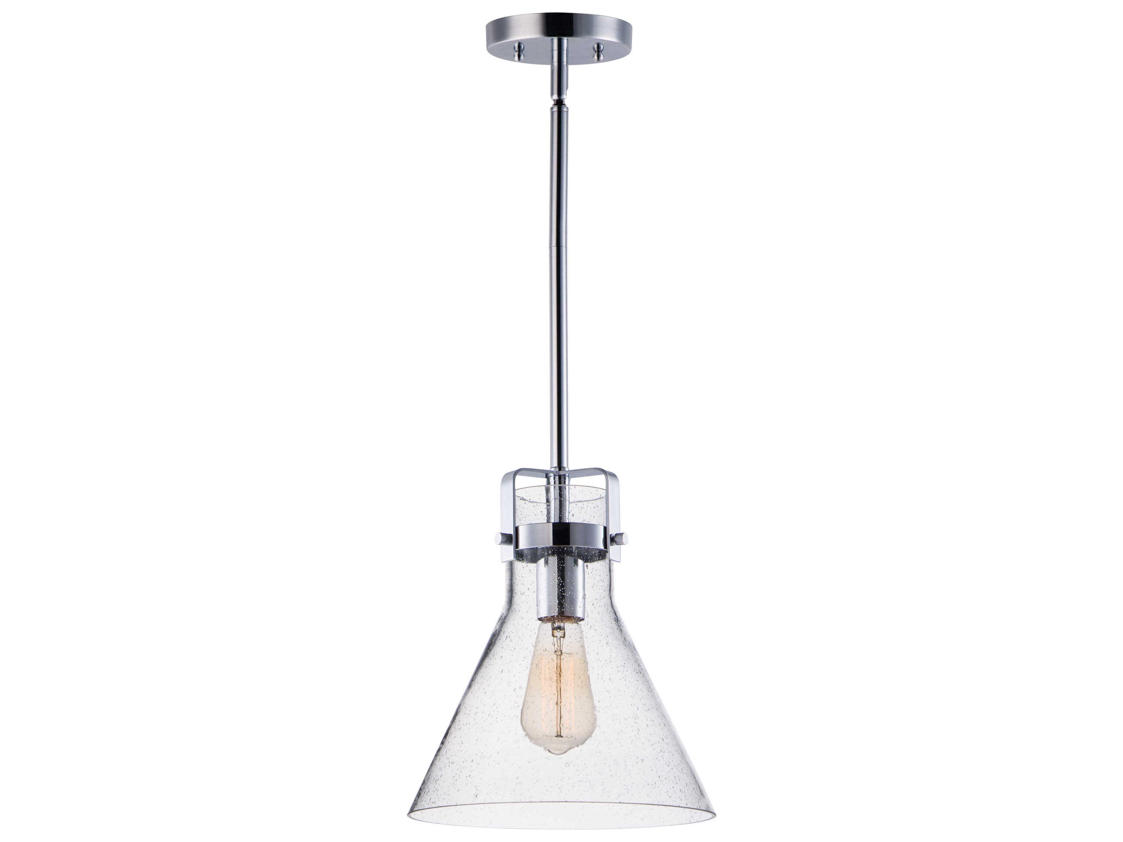 Maxim Lighting Seafarer 1-Light Polished Chrome Mini Pendant