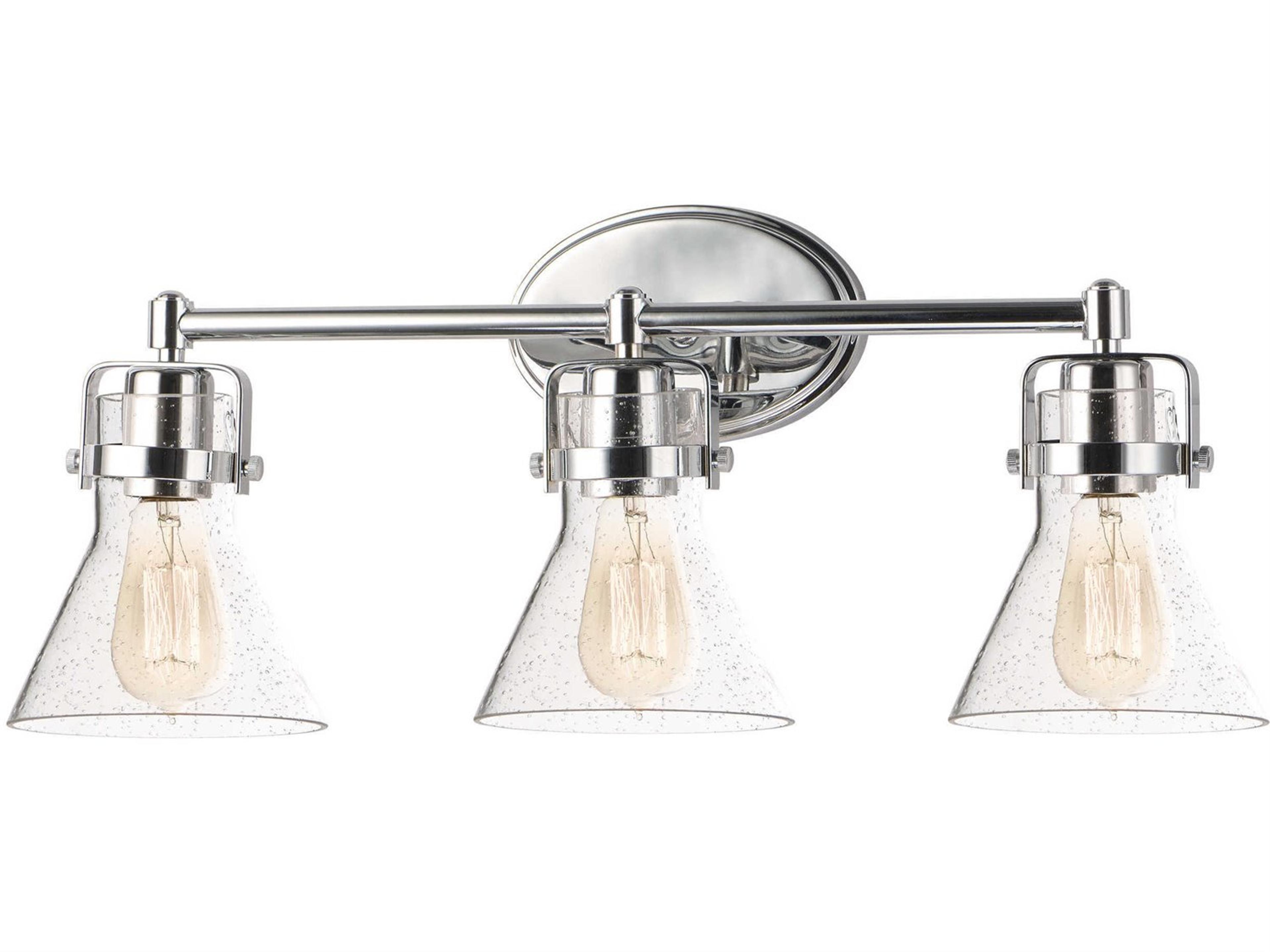 Maxim Lighting Seafarer 3-Light Polished Chrome Vanity Light
