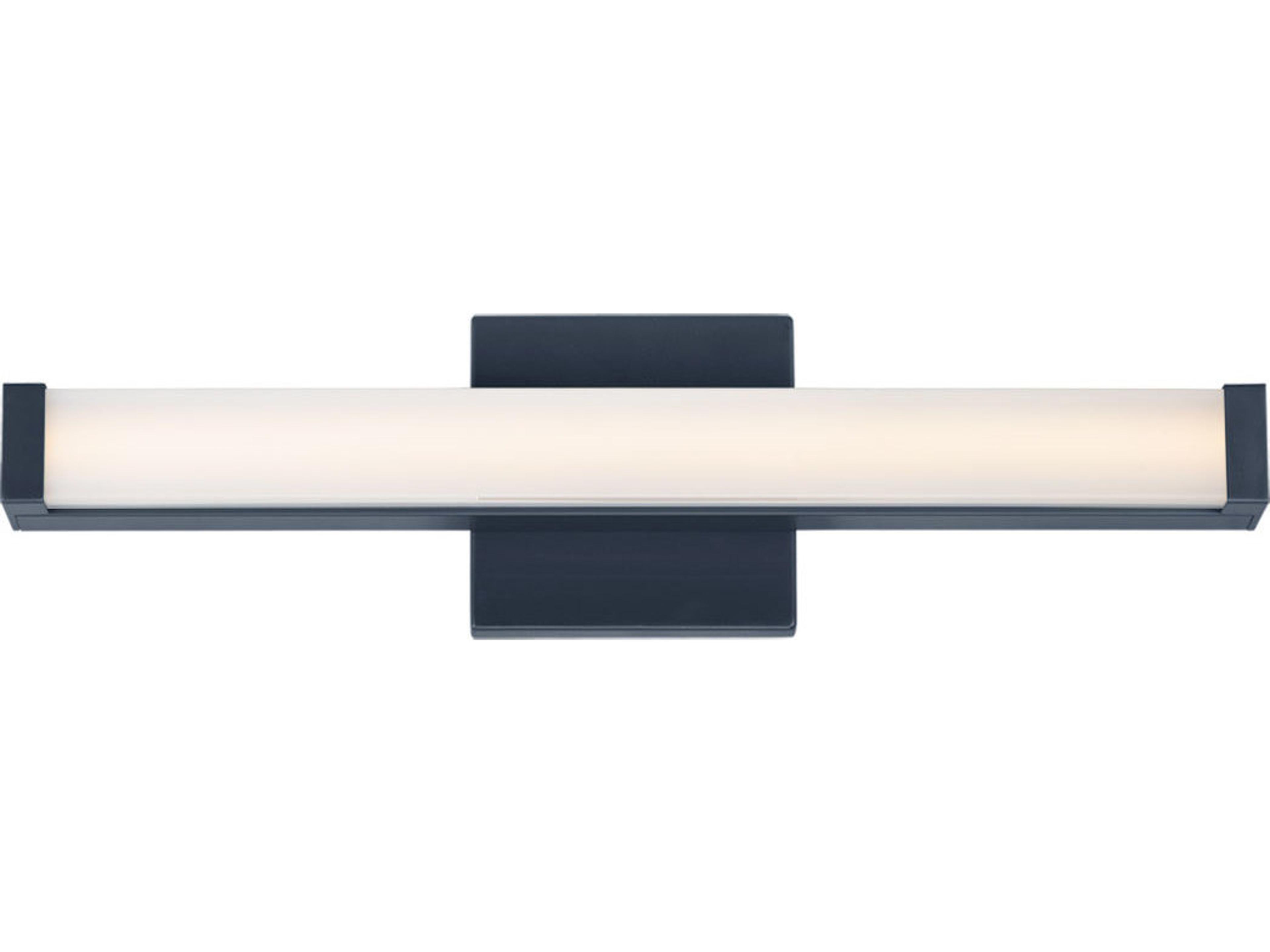 Maxim Lighting Spec 1-Light Black LED Vanity Light