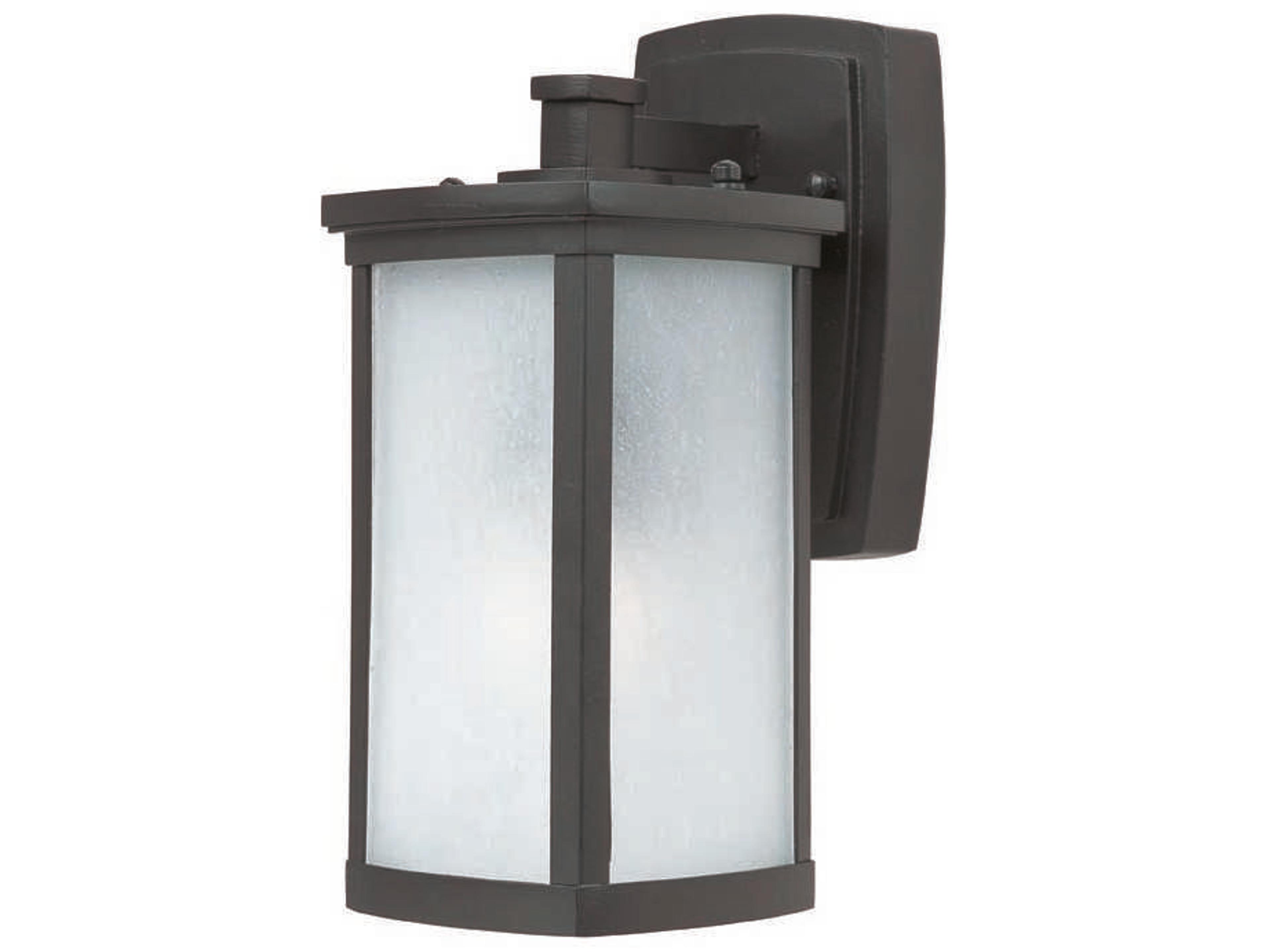 Maxim Lighting Terrace & Frosted Seedy Glass Incandescent Outdoor Wall Light