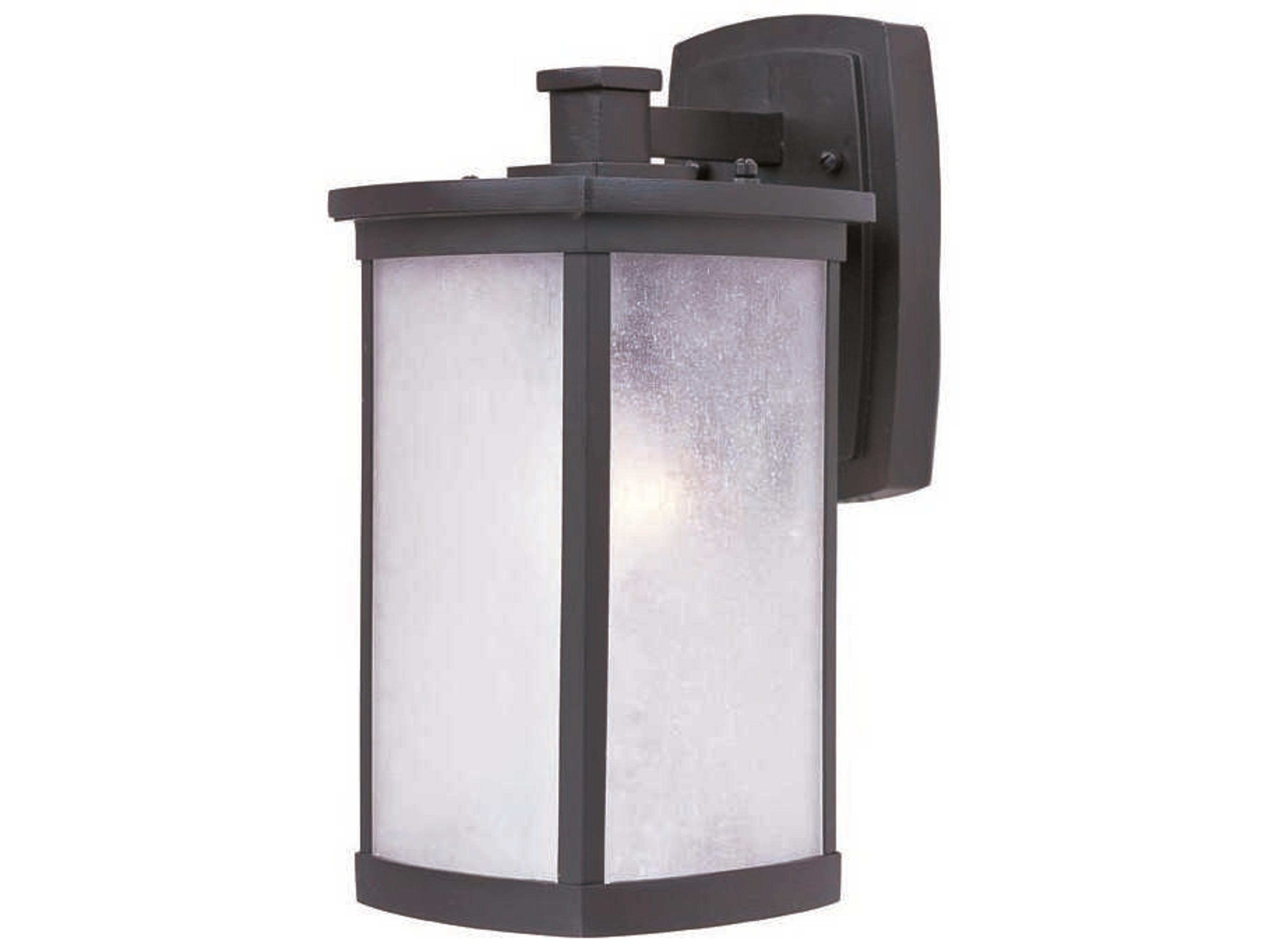 Maxim Lighting Terrace & Frosted Seedy Glass Incandescent Outdoor Wall Light