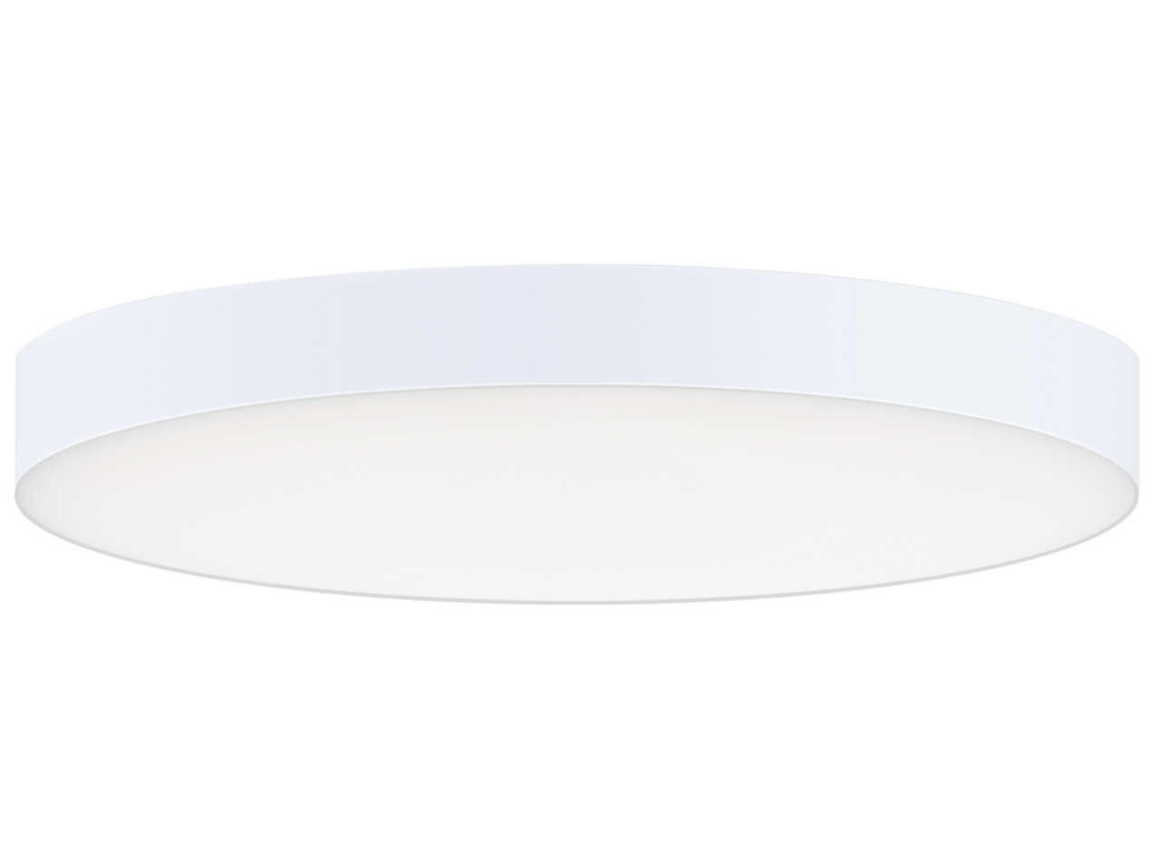 Maxim Lighting Trim 1-Light White LED Round Flush Mount